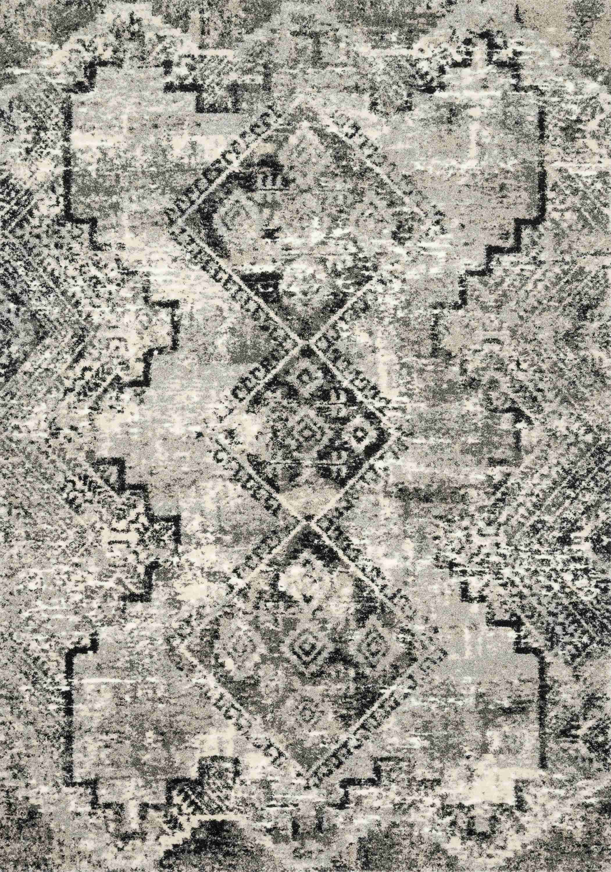 Loloi | Viera Collection | Grey / Black | VR-10 - Image 1