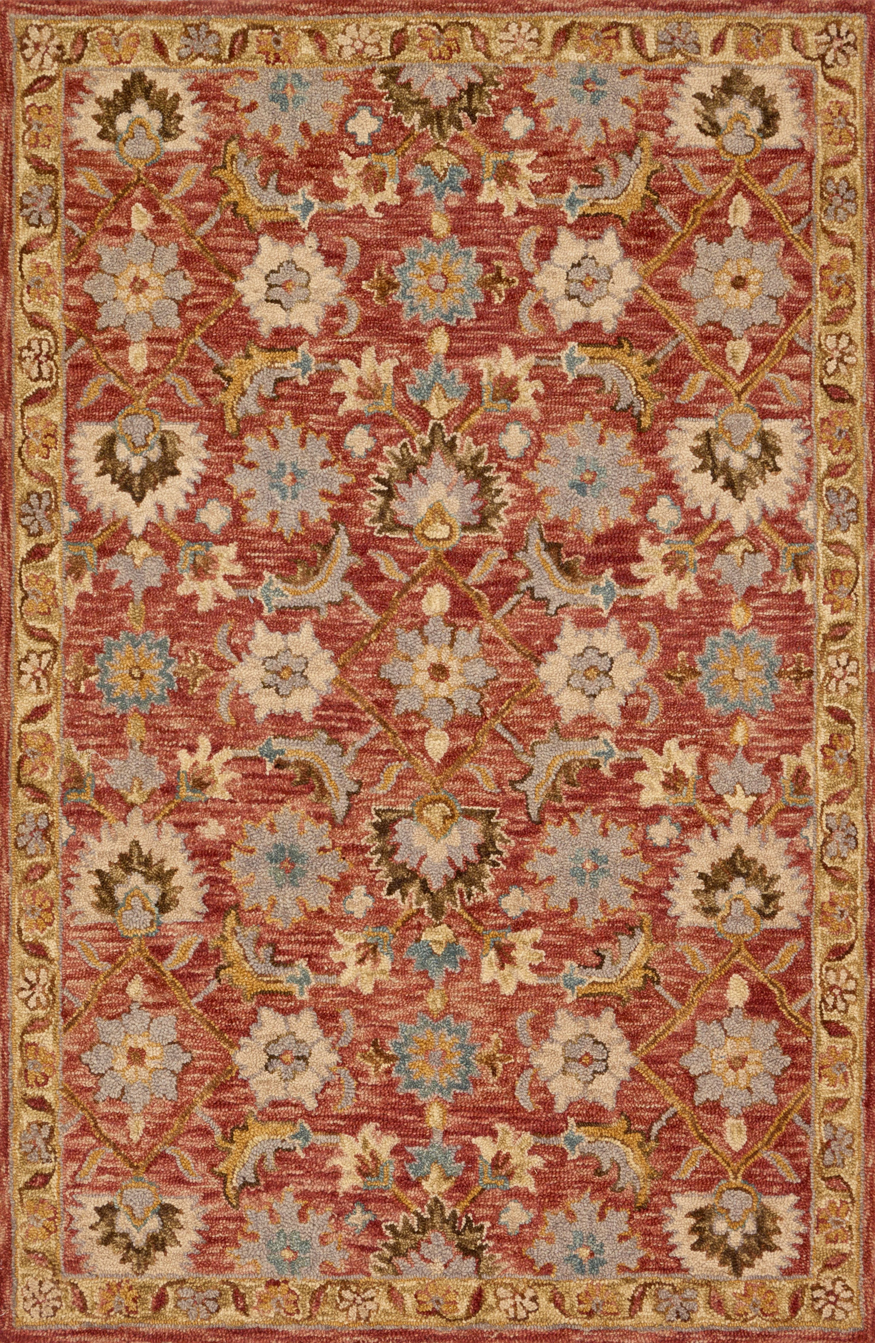 Loloi | Victoria Collection | Terracotta / Gold | VK-09 - Image 1