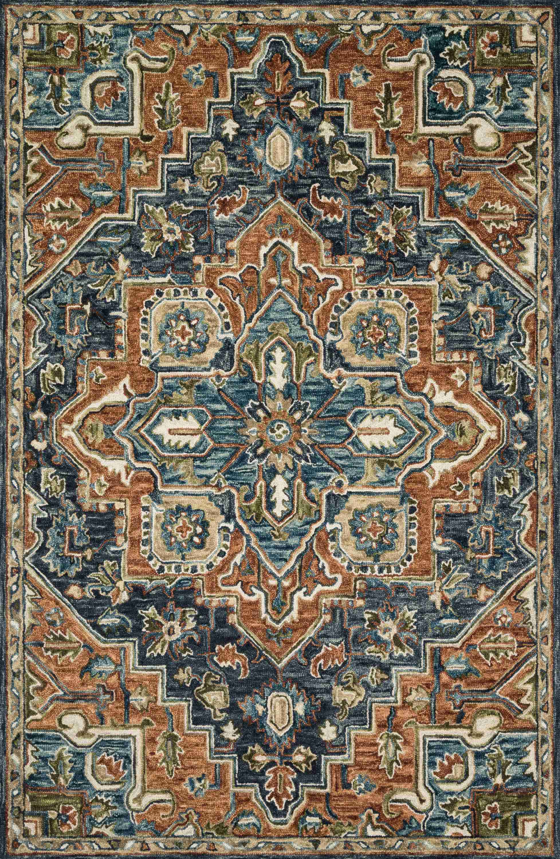 Loloi | Victoria Collection | Rust / Multi | VK-16 - Image 1
