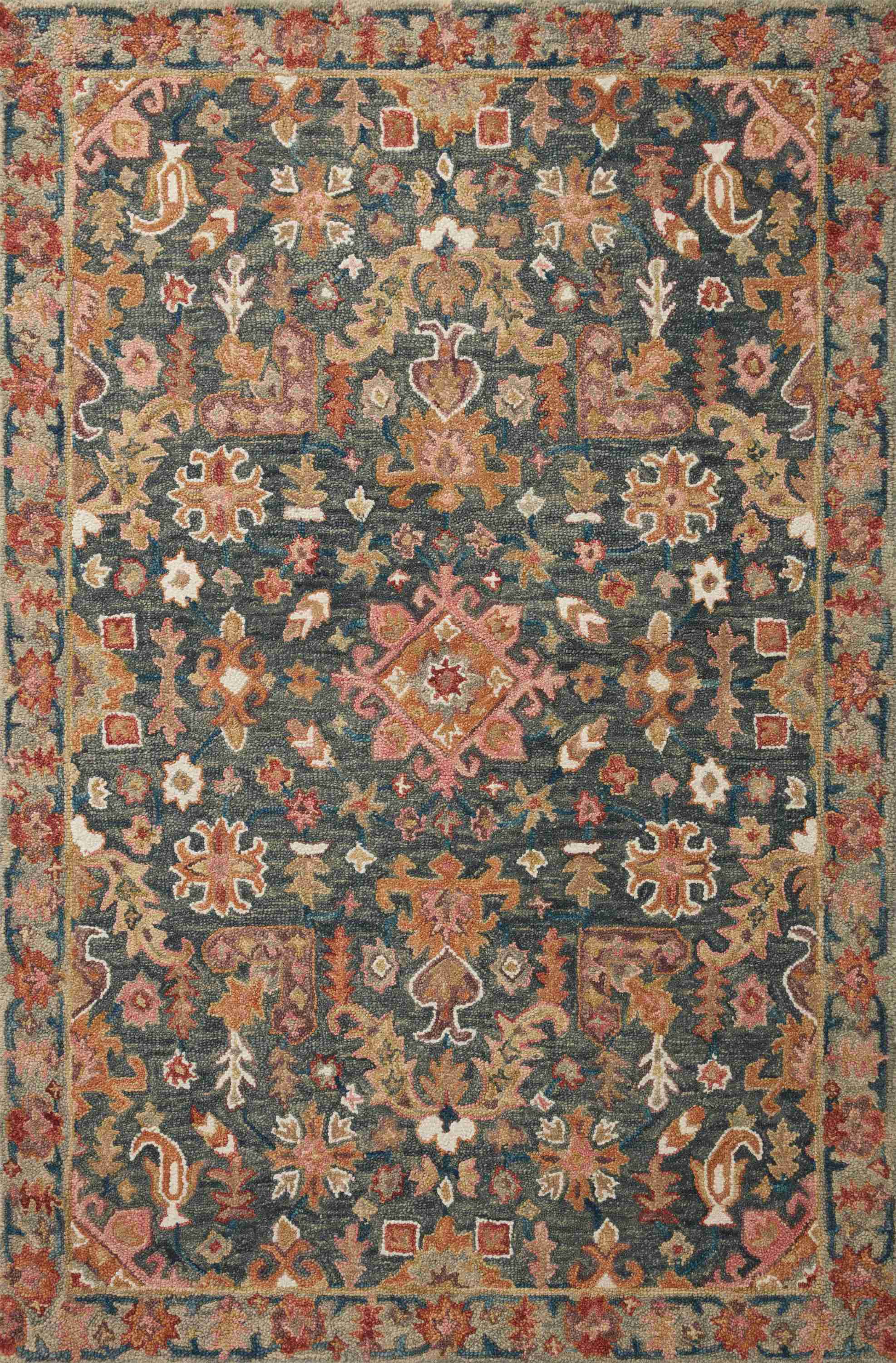 Loloi | Victoria Collection | Navy / Multi | VK-22 - Image 1