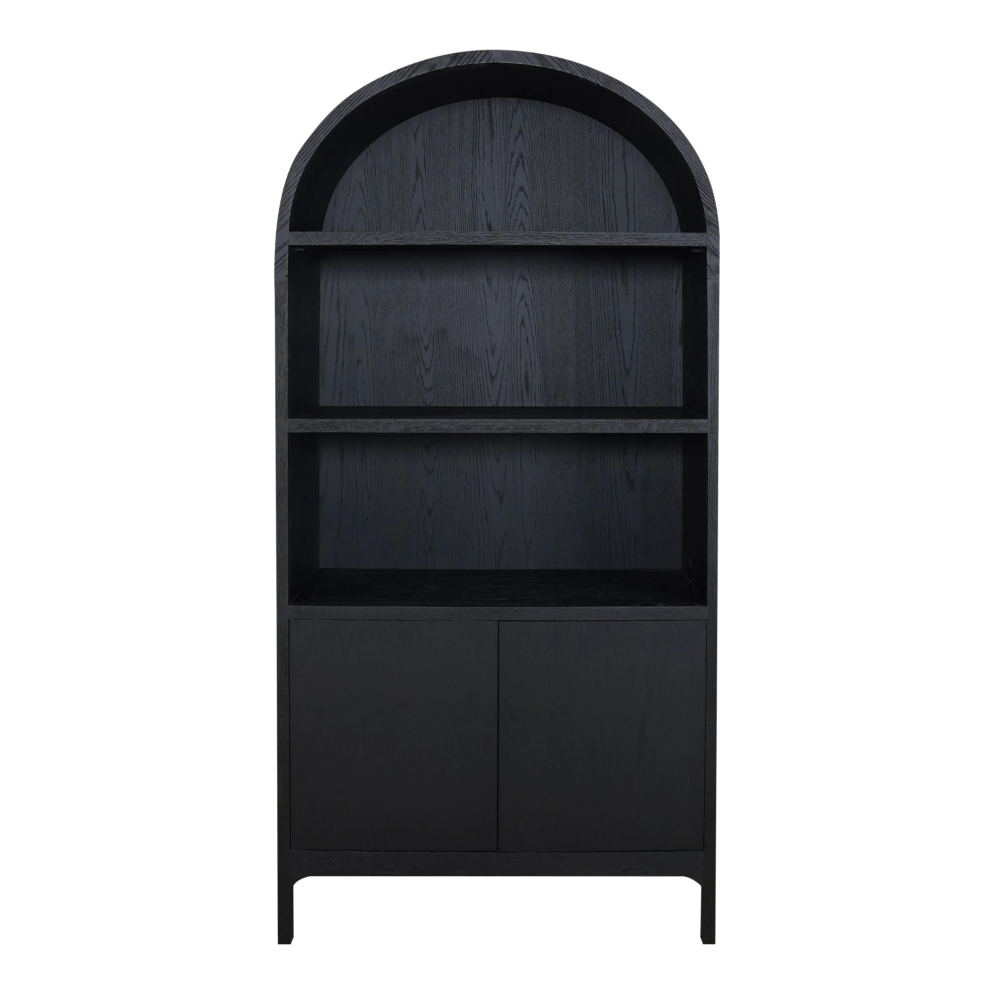 Wilde Display Cabinet Black Oak - Image 1