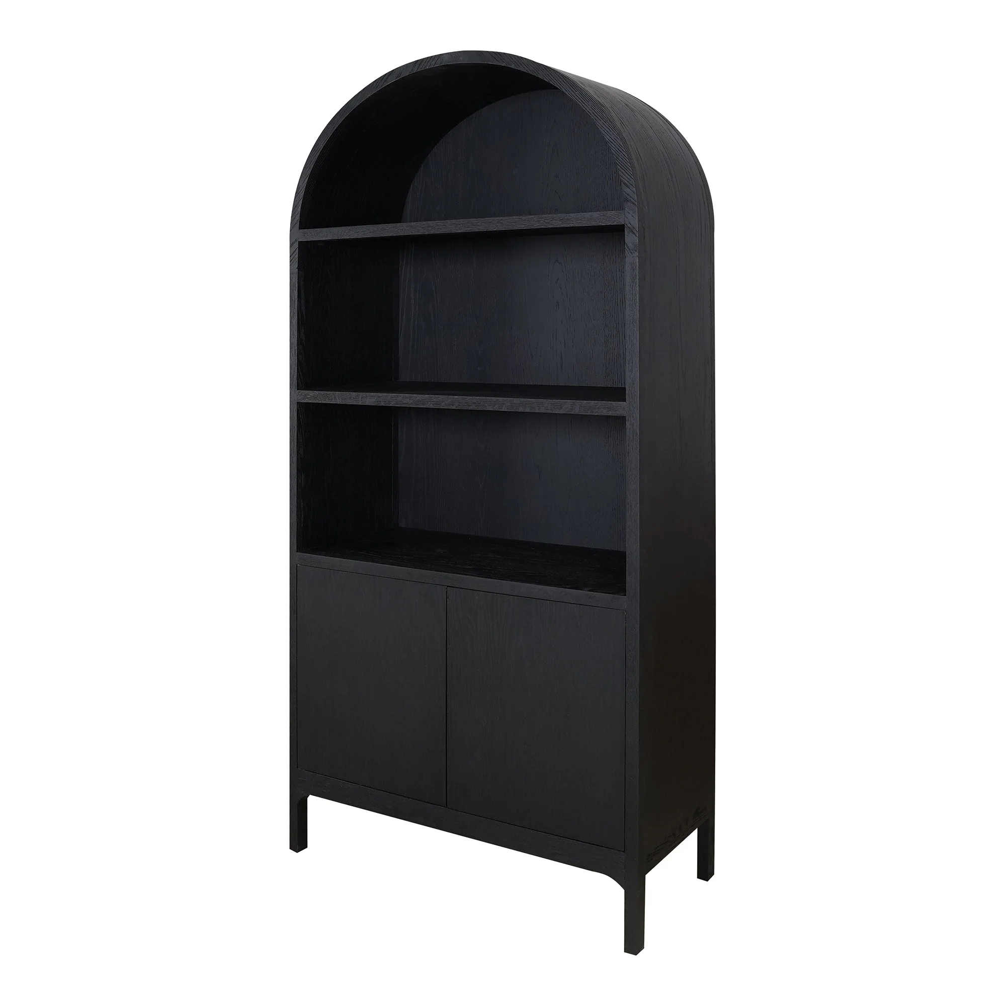 Wilde Display Cabinet Black Oak - Image 2