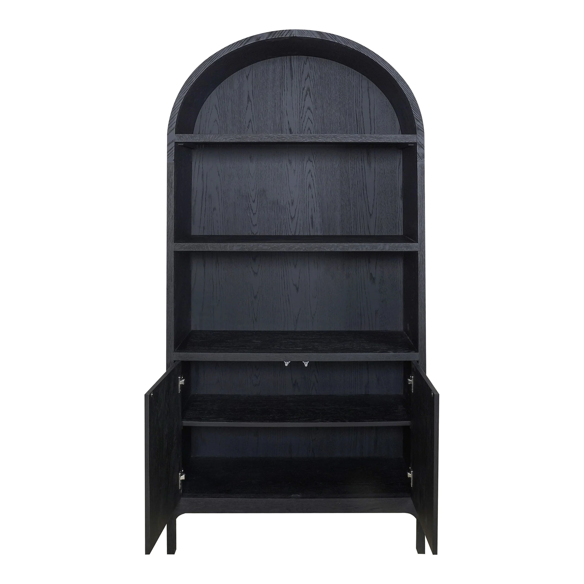 Wilde Display Cabinet Black Oak - Image 3