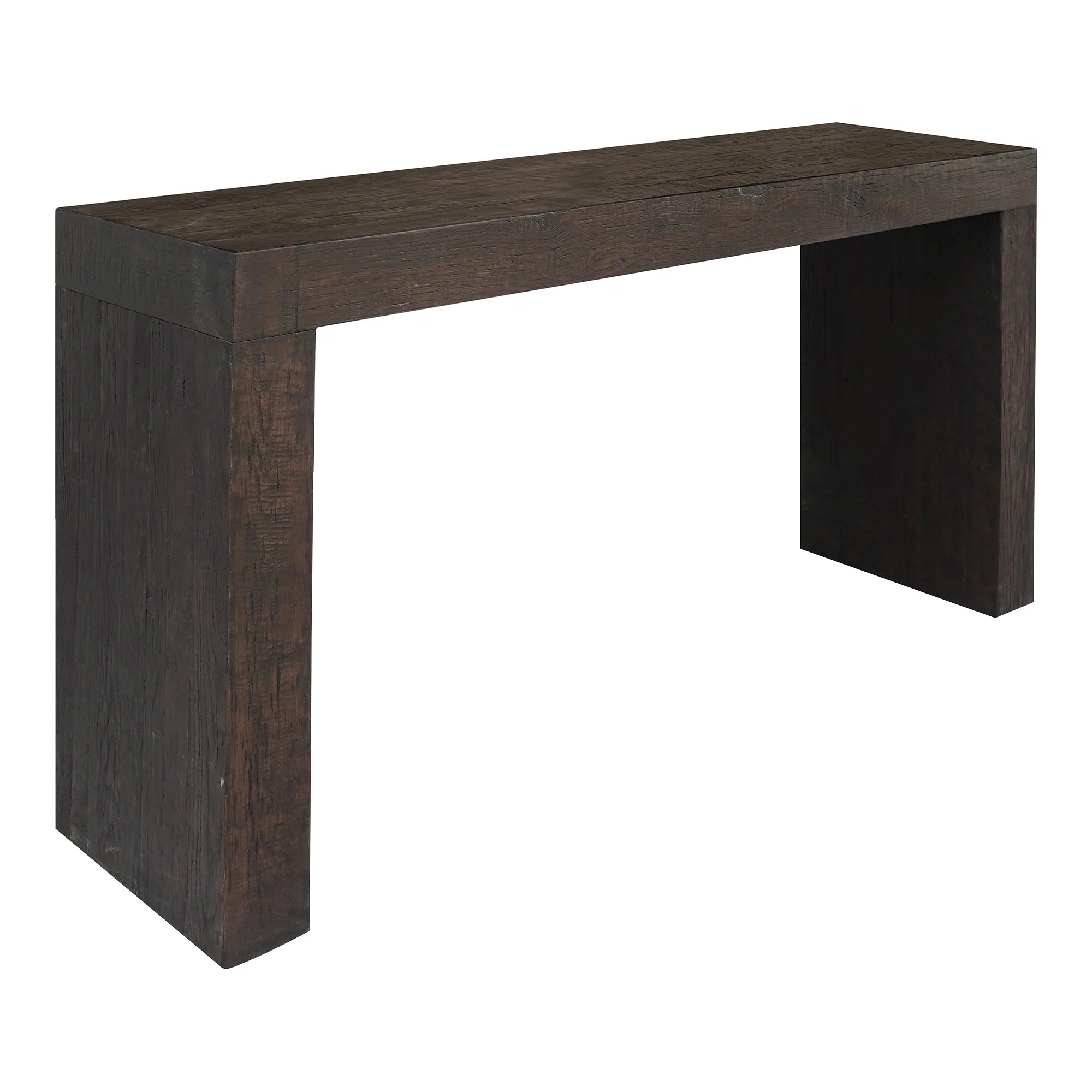 Evander Console Table Rustic Brown - Image 2