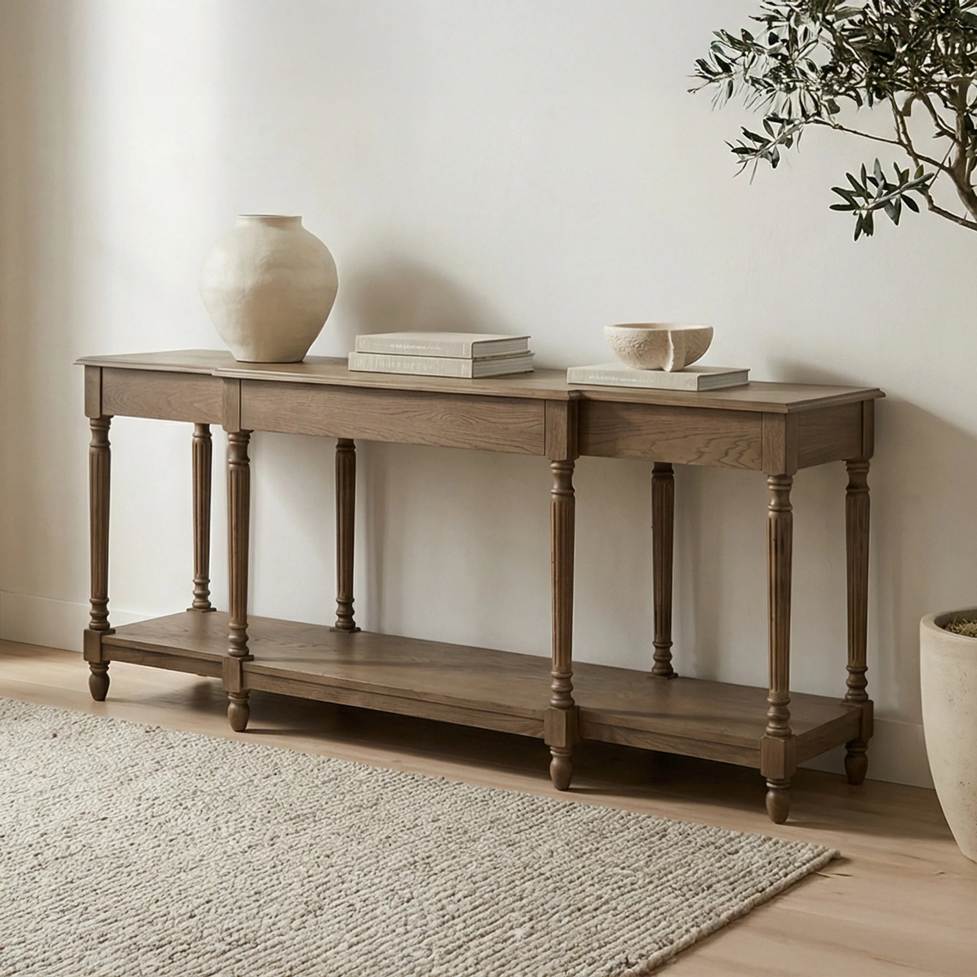 Martha Console Table Brown - Image 2