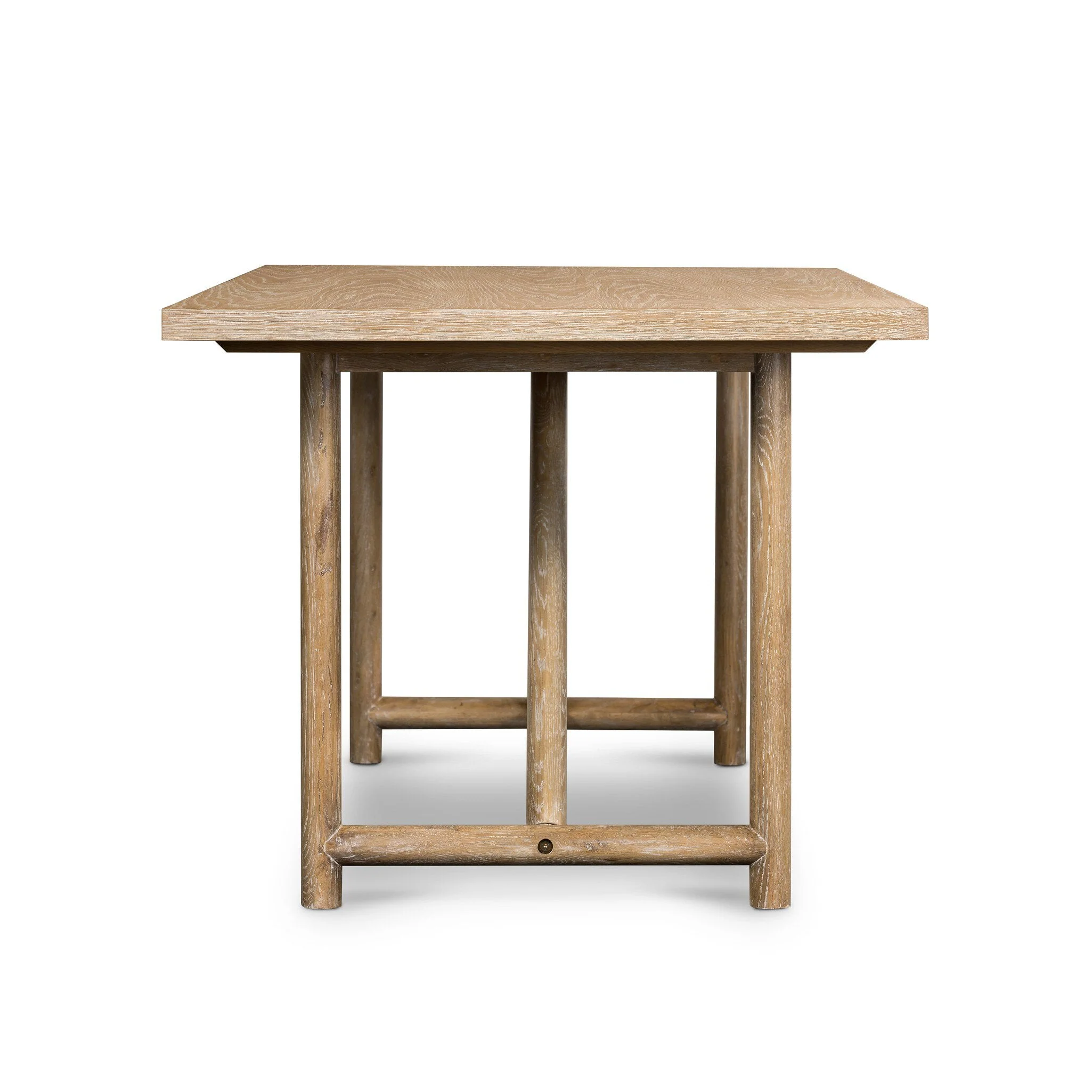 Mika Dining Table - Whitewashed Oak Veneer - Image 3