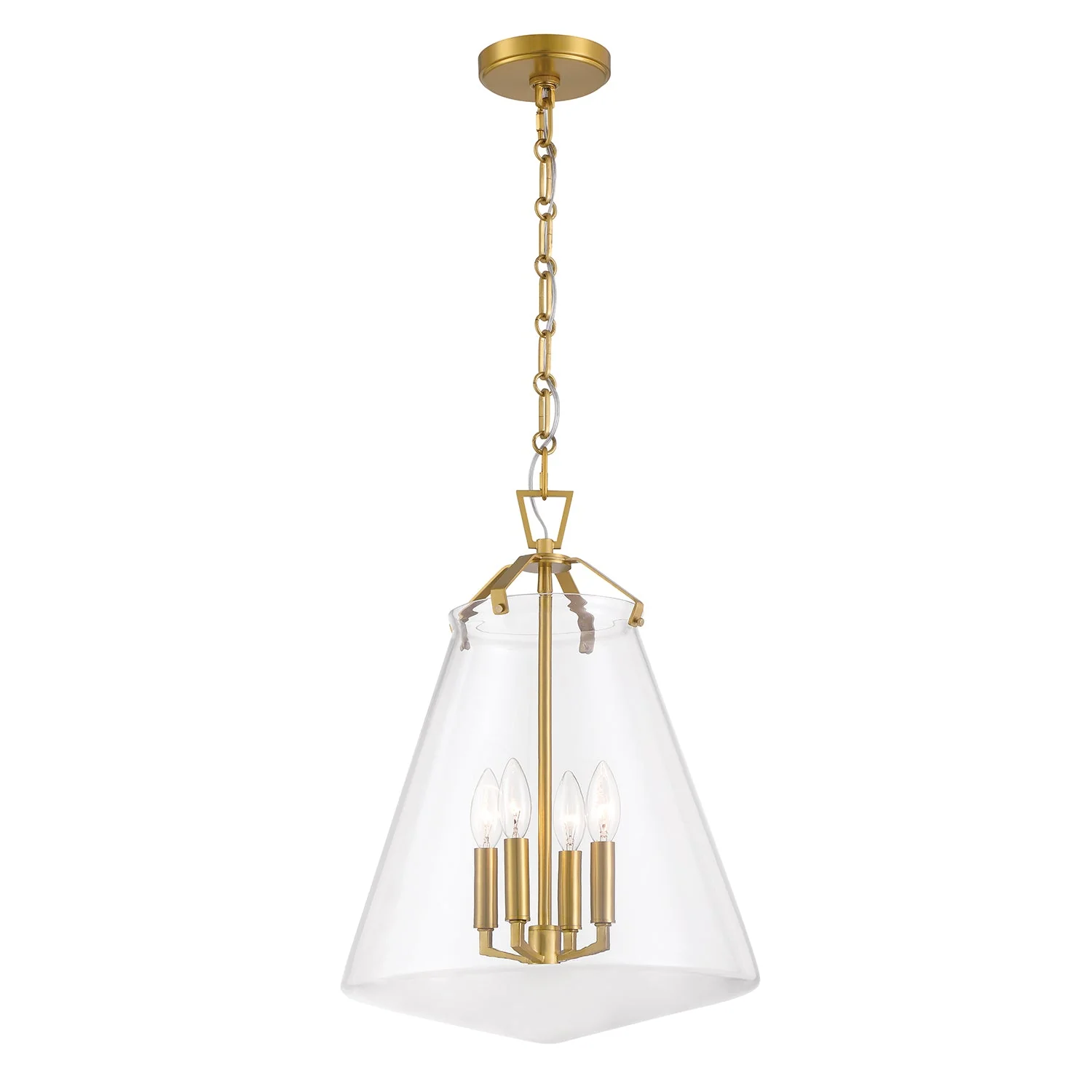 Voss 15.25” Luxe Gold Pendant