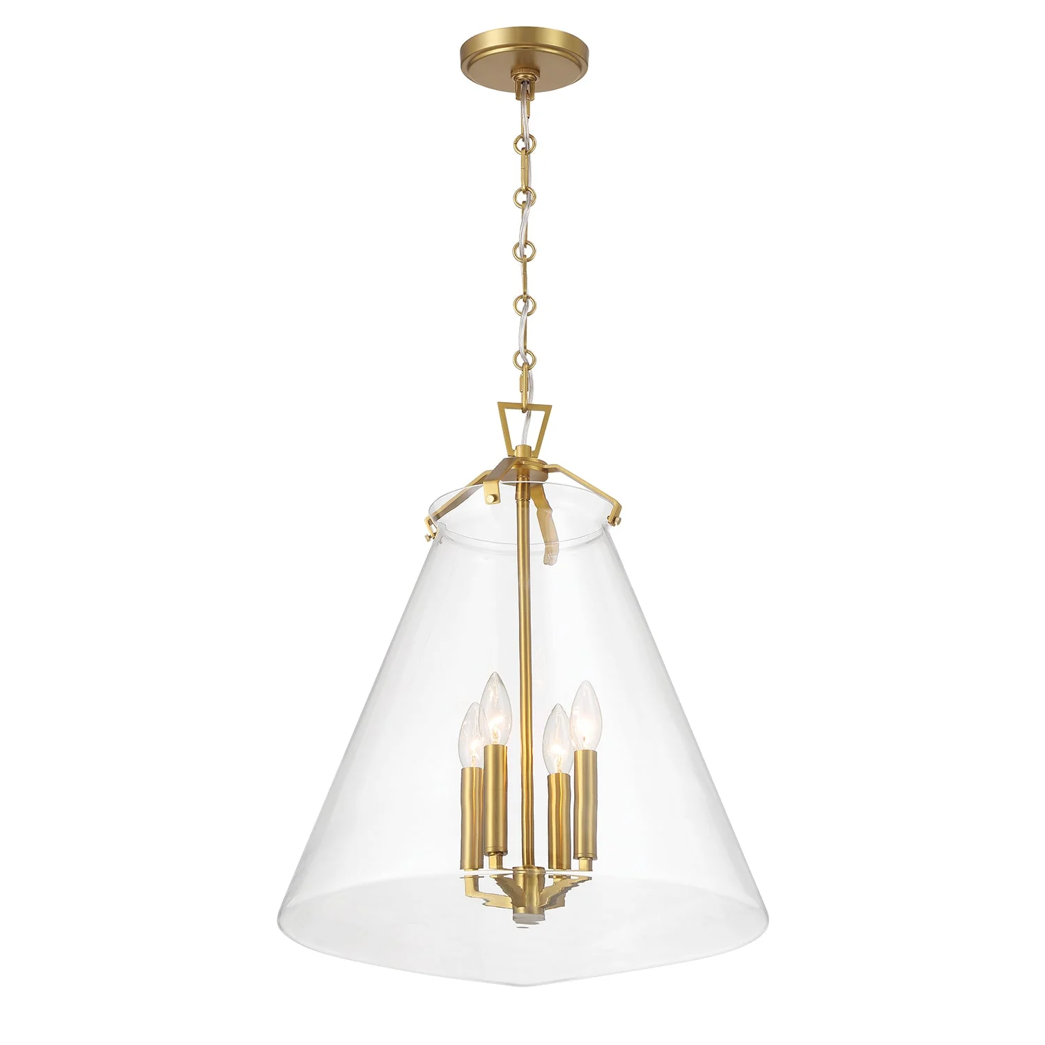 Voss 18” Luxe Gold Pendant