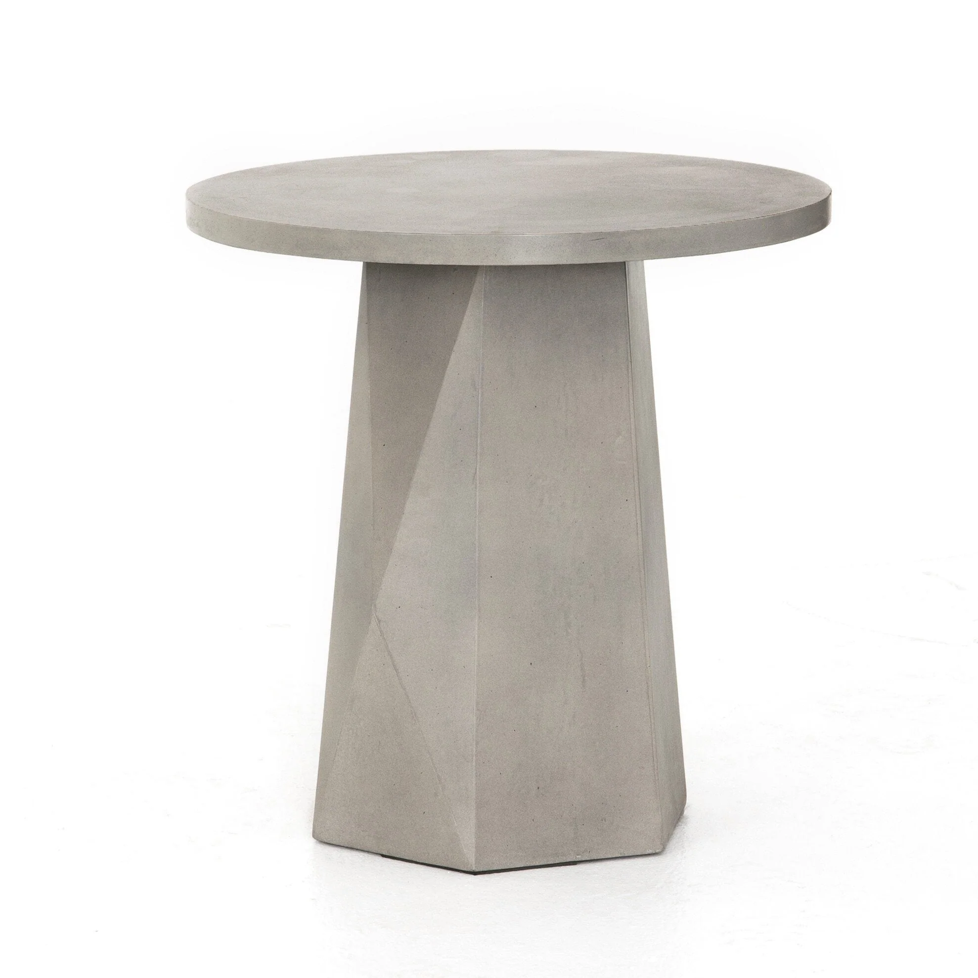 Bowman Outdoor End Table - Grey Concrete - Image 2