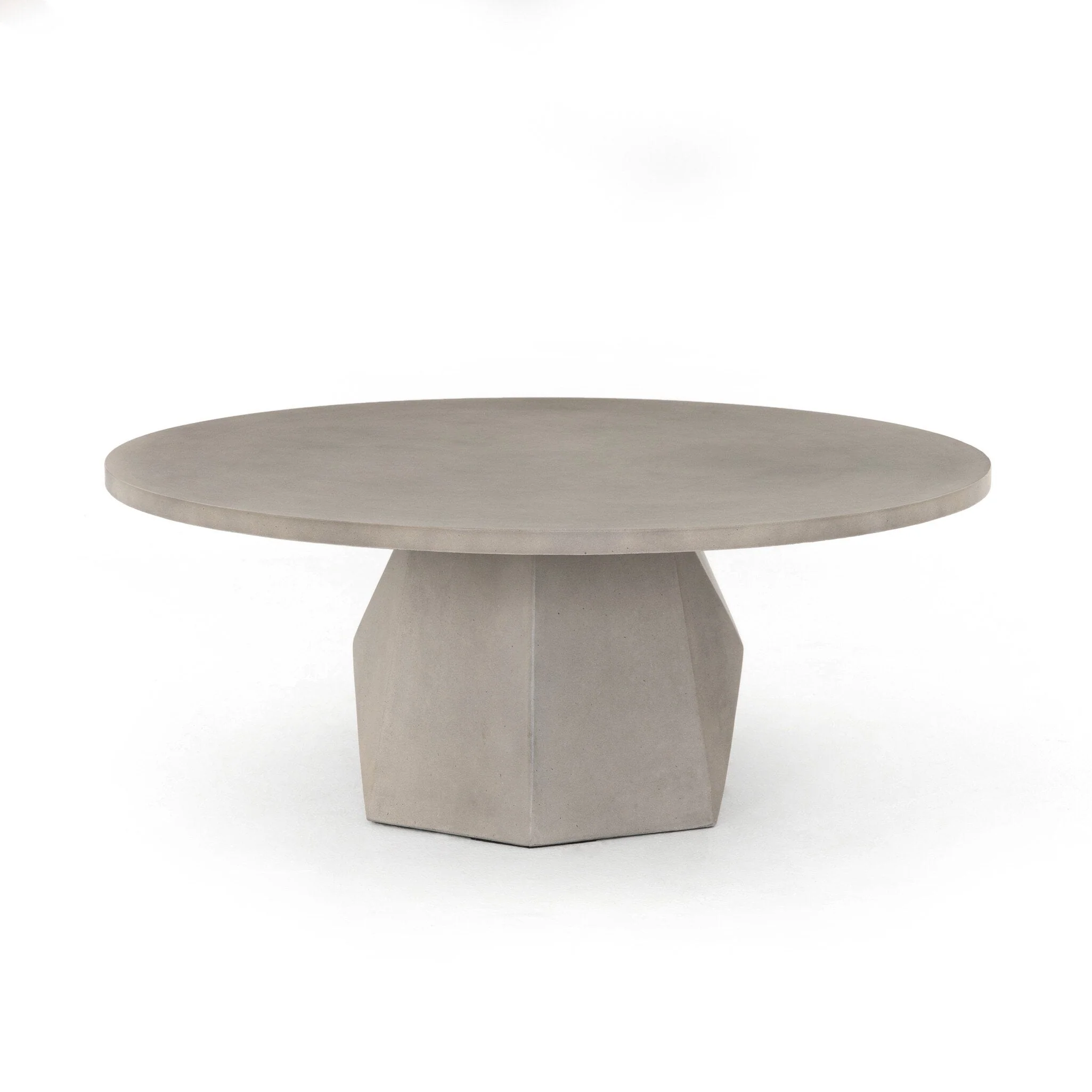 Bowman Outdoor Coffee Table - Grey Concrete - Image 2