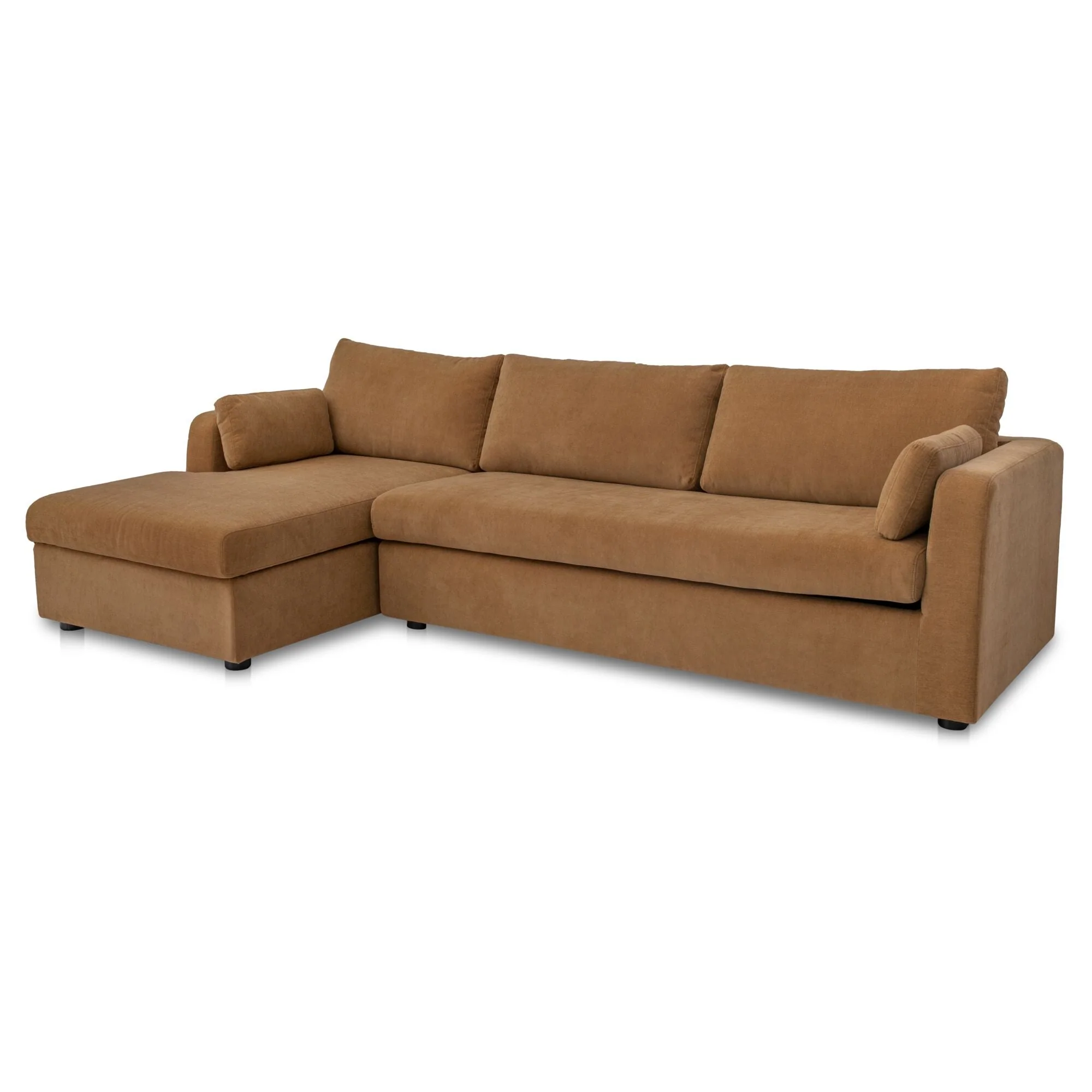 Burrow Sleeper Sectional With Storage Chaise Ginger Left - Image 3