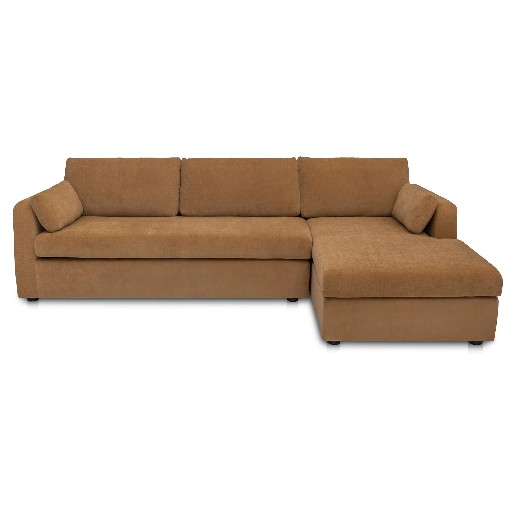 Burrow Sleeper Sectional With Storage Chaise Ginger Right - Image 1