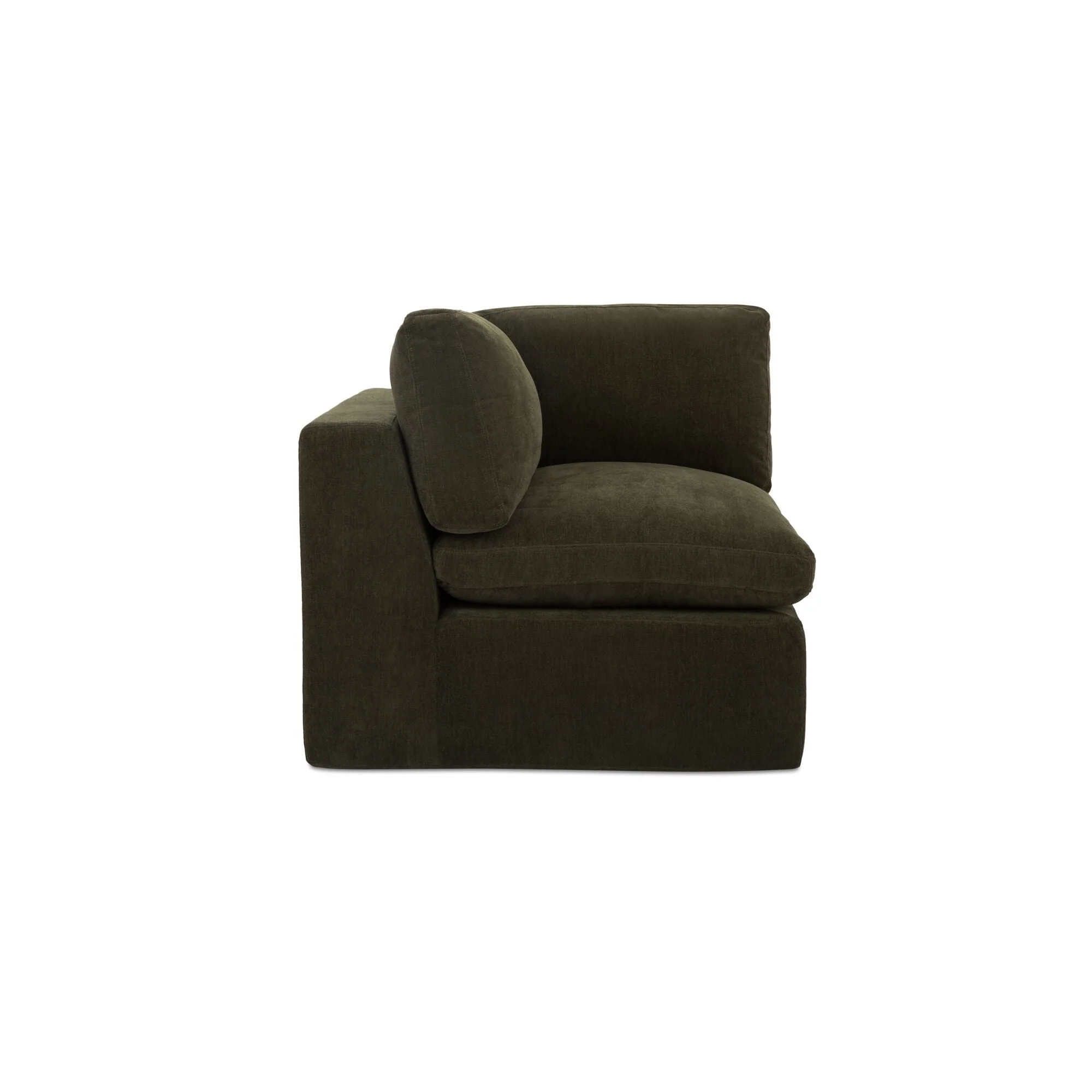 Cates Corner Chair Dark Green - Image 1