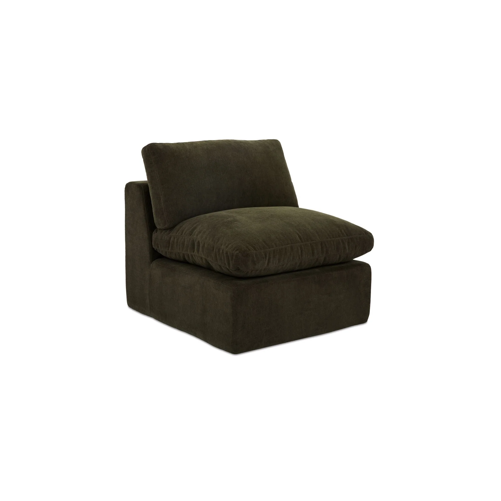 Cates Slipper Chair Dark Green - Image 2