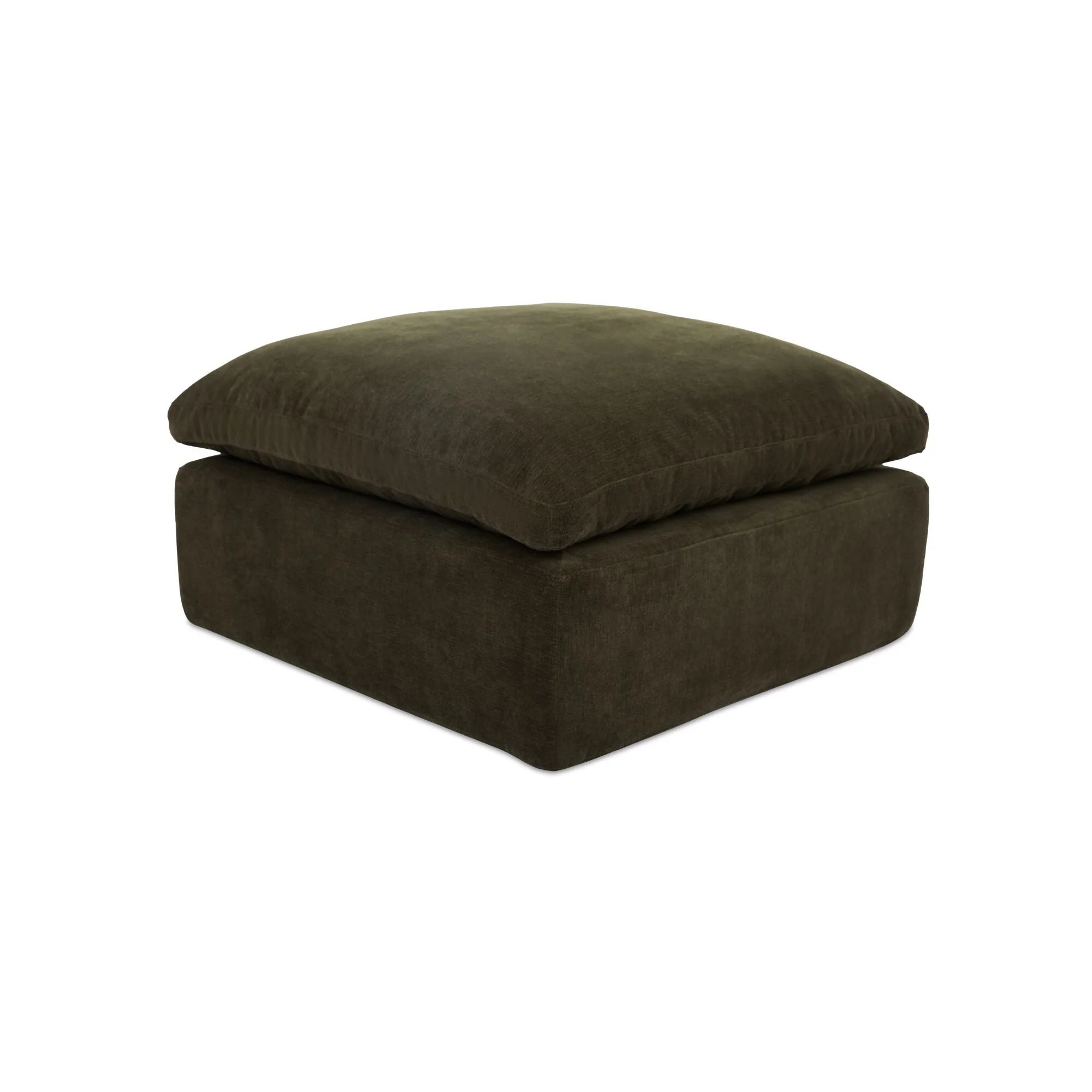 Cates Ottoman Dark Green - Image 2