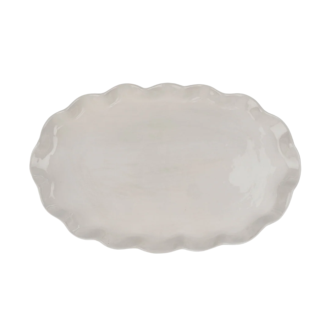 Calypso Scalloped Platter L