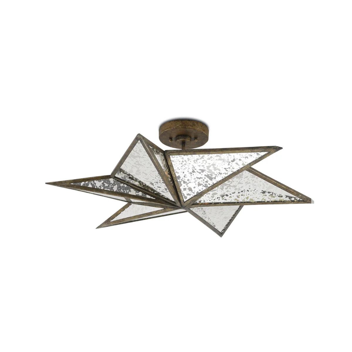 Celestia Bronze Semi Flush Mount