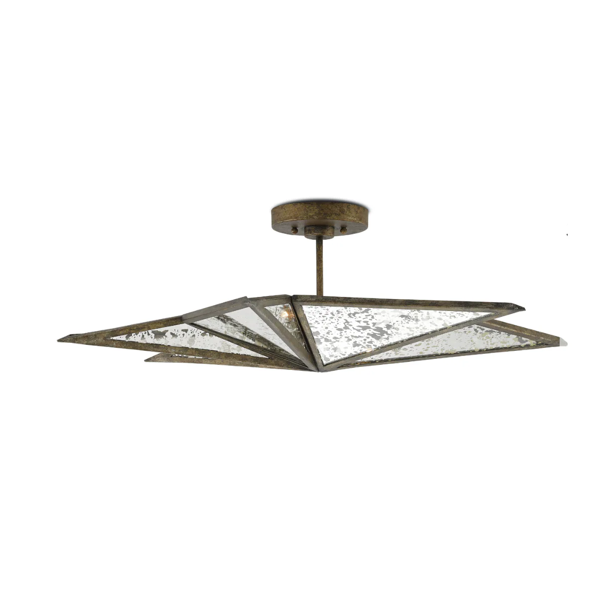 Celestia Bronze Semi Flush Mount - Image 2