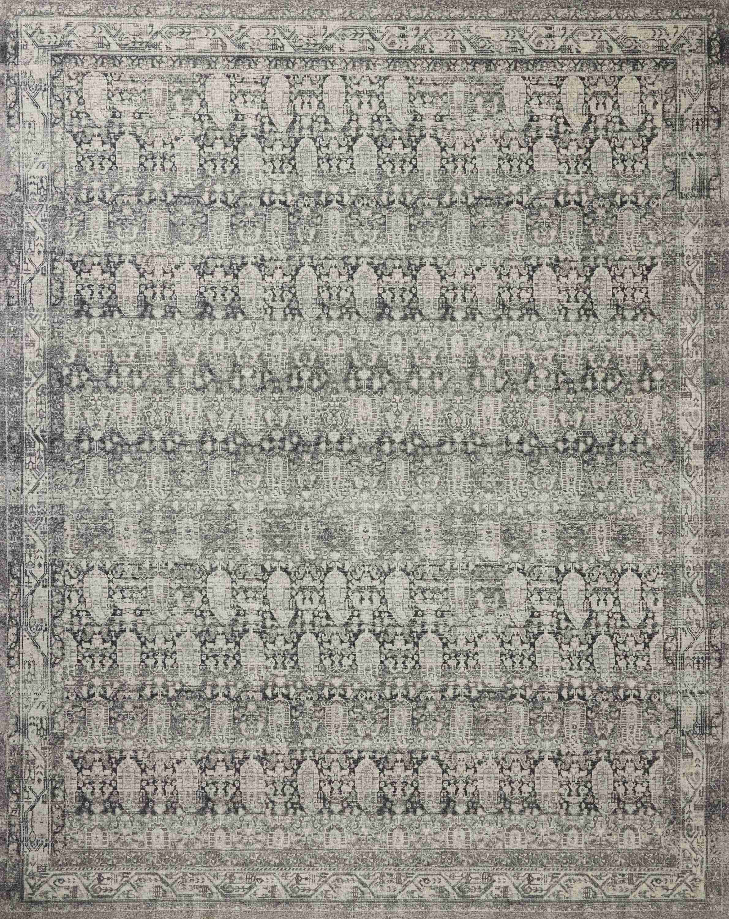 Magnolia Home by Joanna Gaines x Loloi | Wimberly Collection | Granite / Cream | WYM-04 - Image 1