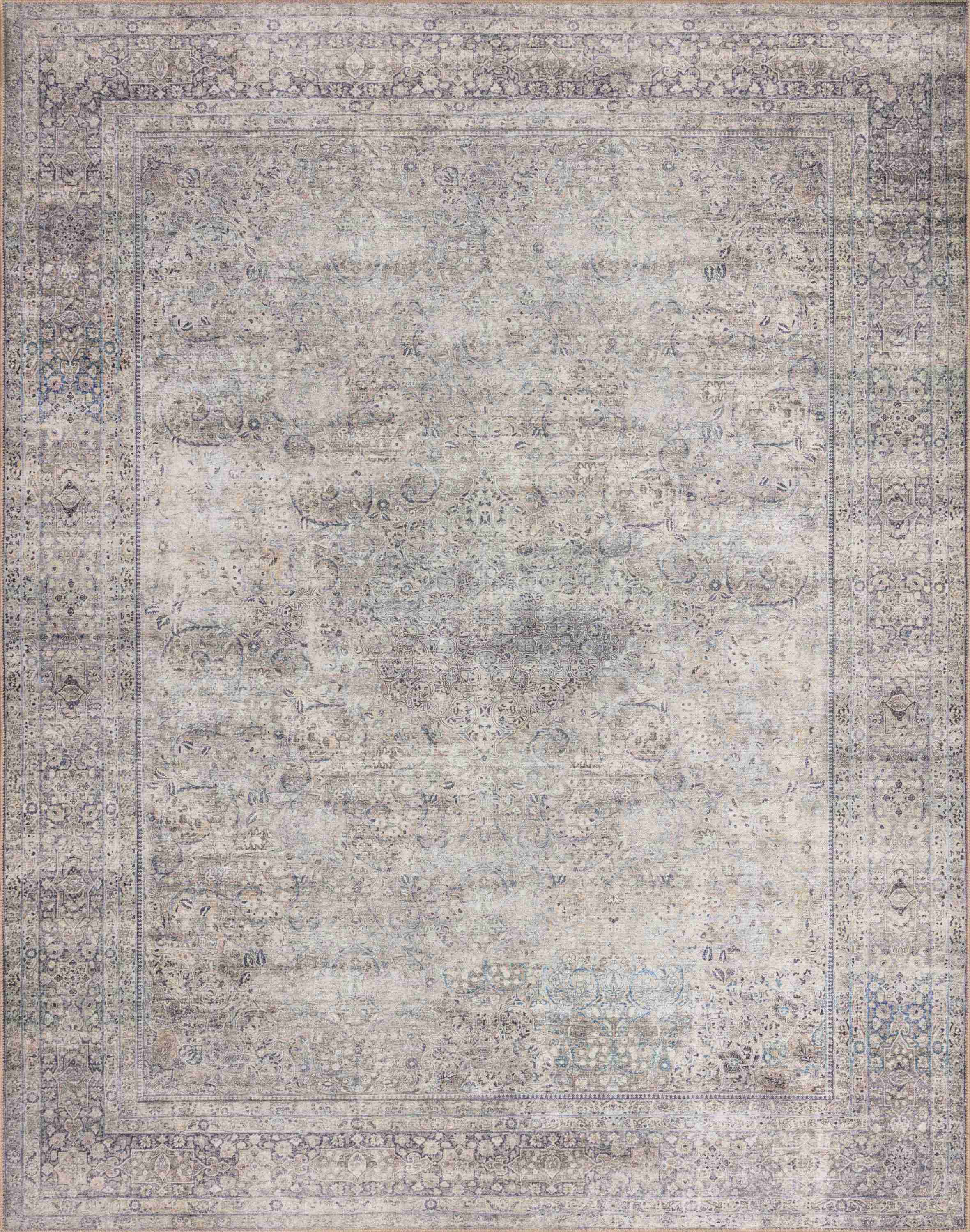 Loloi II | Wynter Collection | Silver / Charcoal | WYN-03 - Image 1