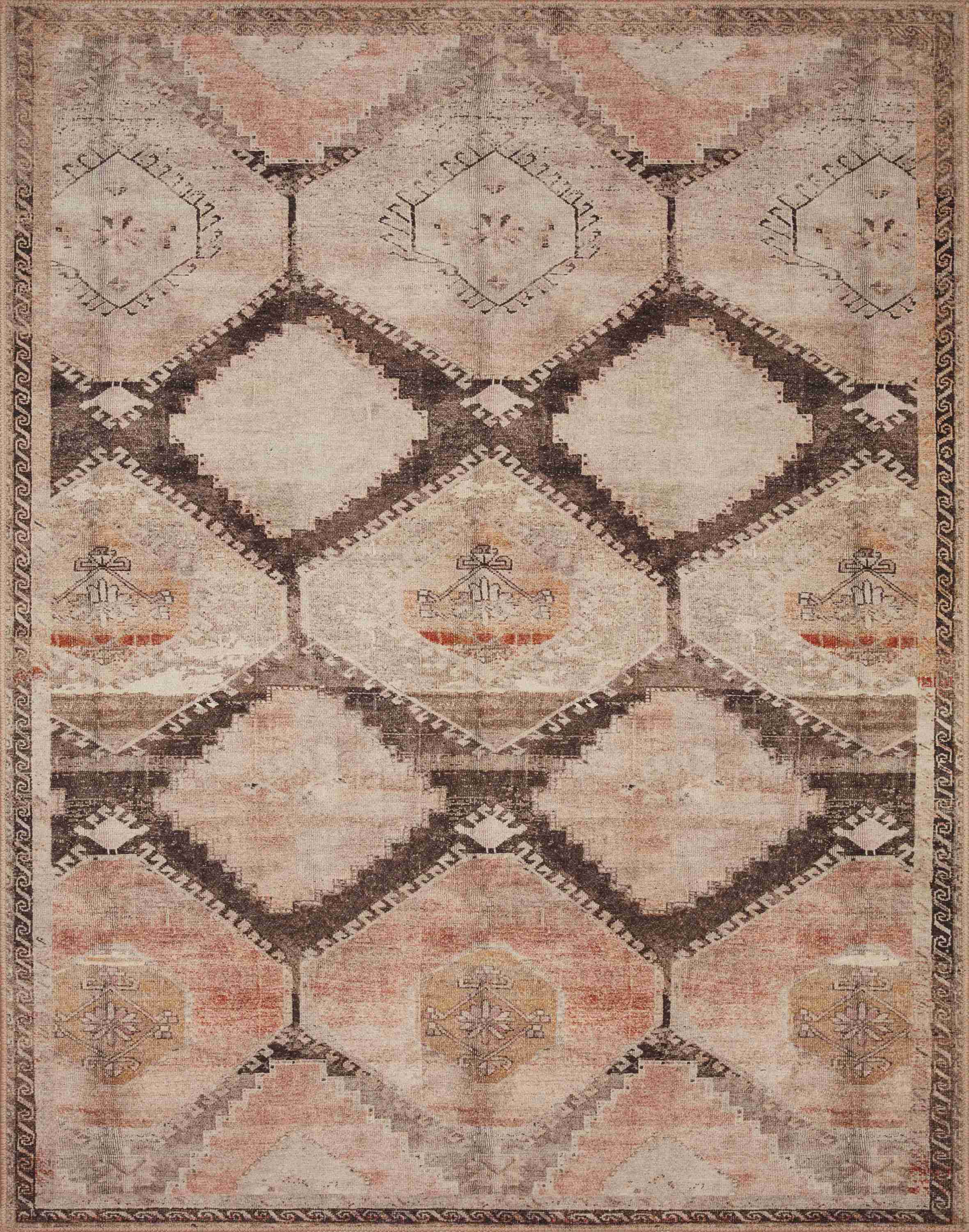 Loloi II | Wynter Collection | Graphite / Blush | WYN-08 - Image 1