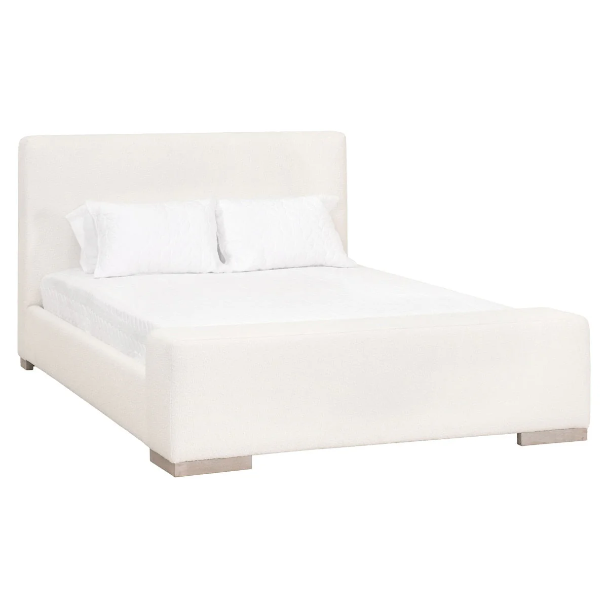 Warren Standard King Bed | LiveSmart Boucle Snow - Image 2