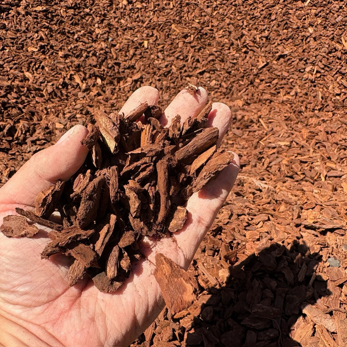 Brown Wood Mulch - Image 1
