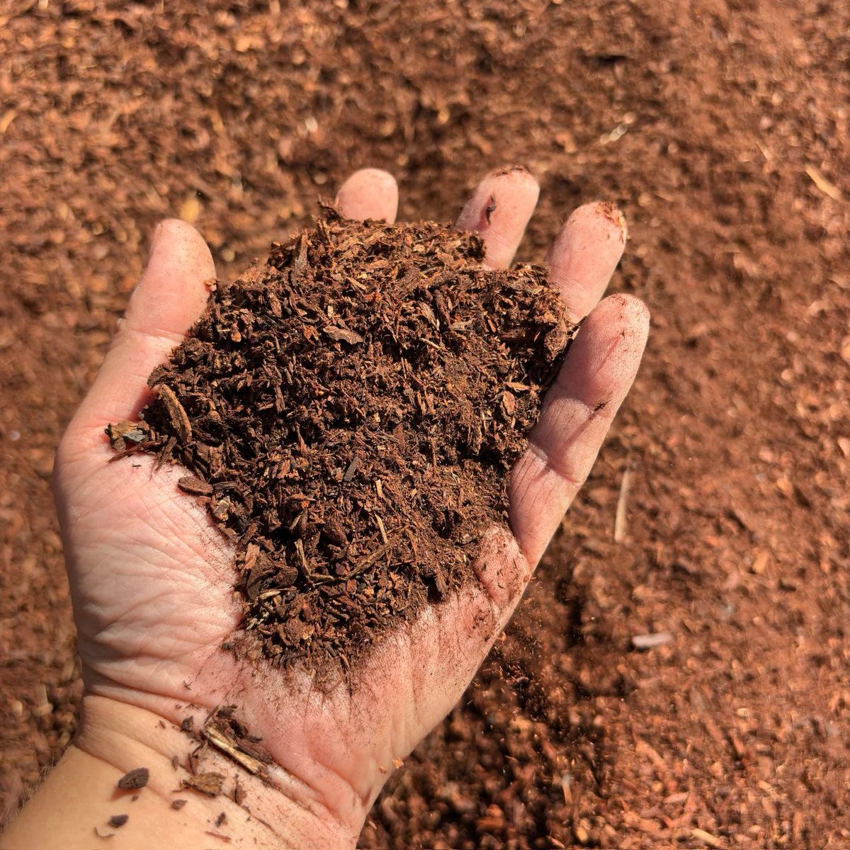 Brown Wood Mulch - Image 2