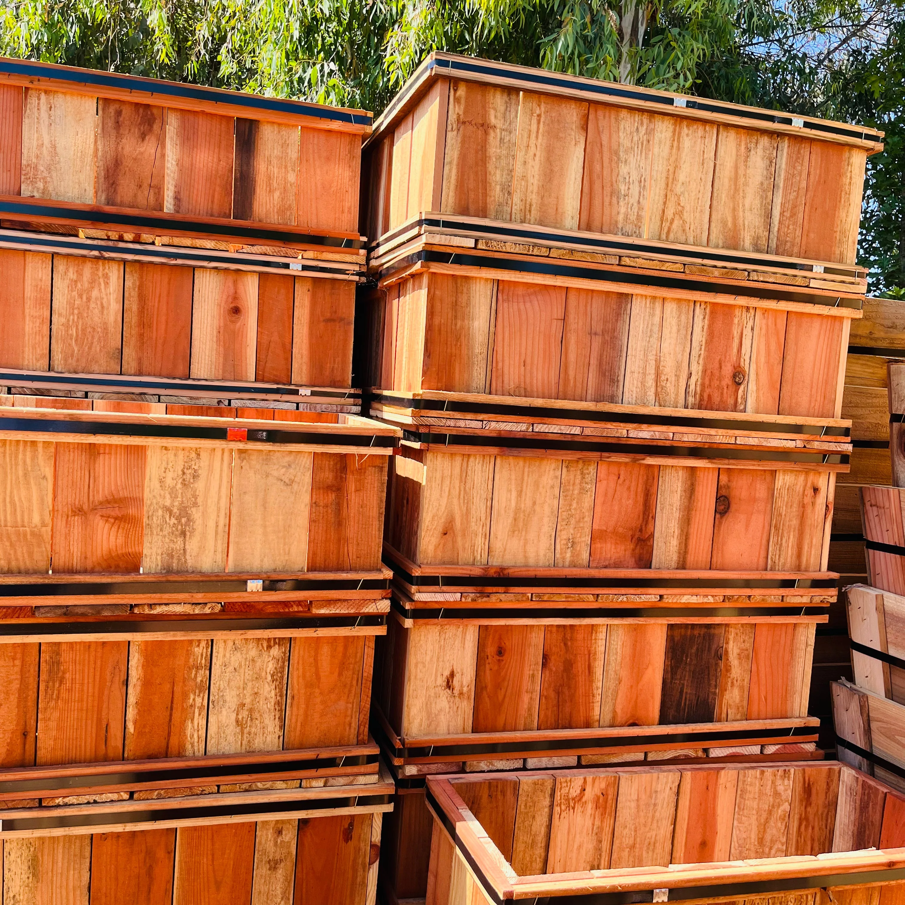 Wooden Rectangular Planting Box