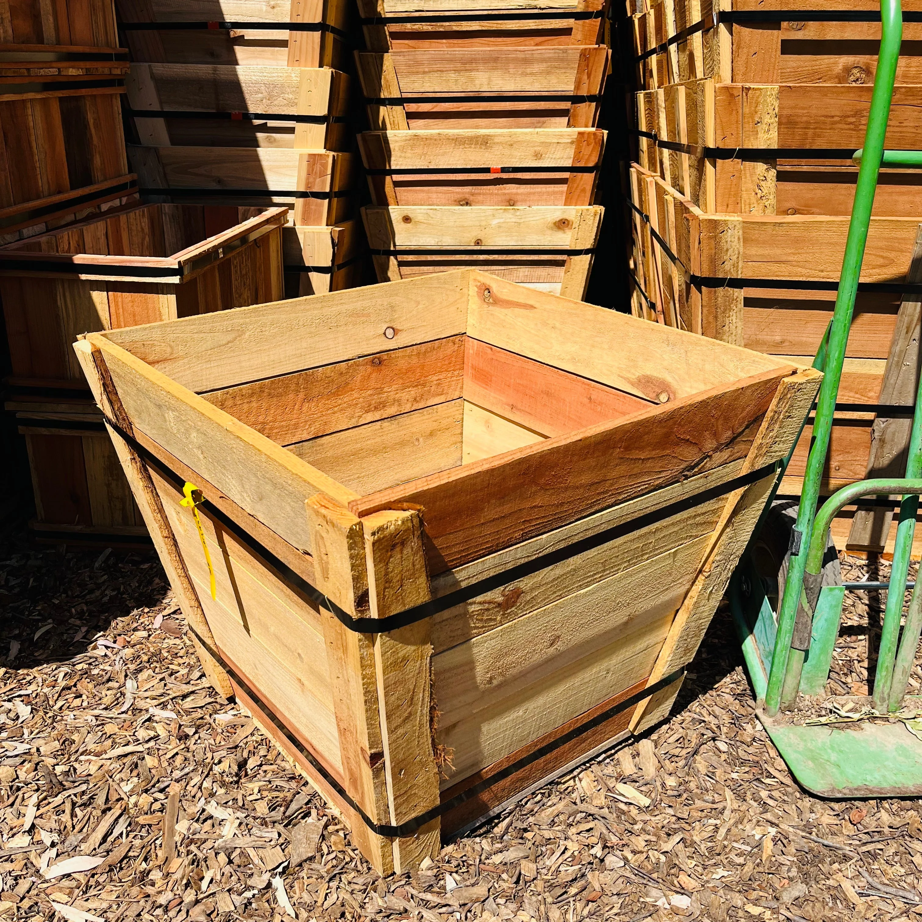 Wooden Square Planting Box - Image 2