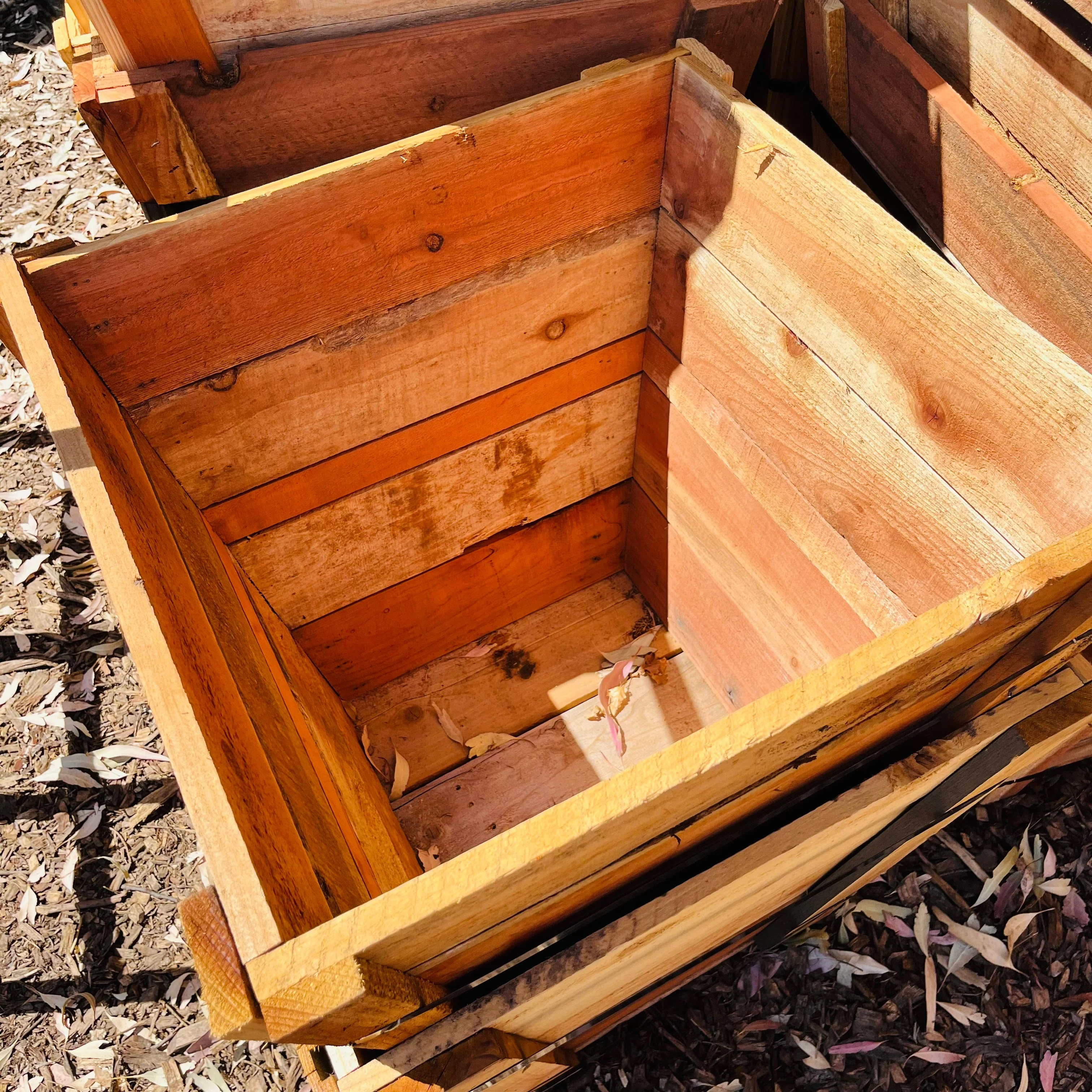 Wooden Square Planting Box - Image 3