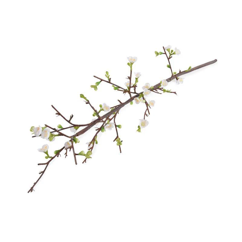 Quince Spray, 47″ L – White