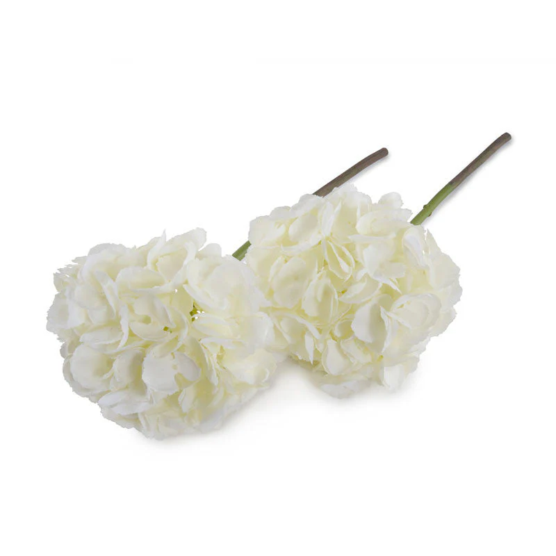 Hydrangea Stem, 19" L - Cream - Image 1