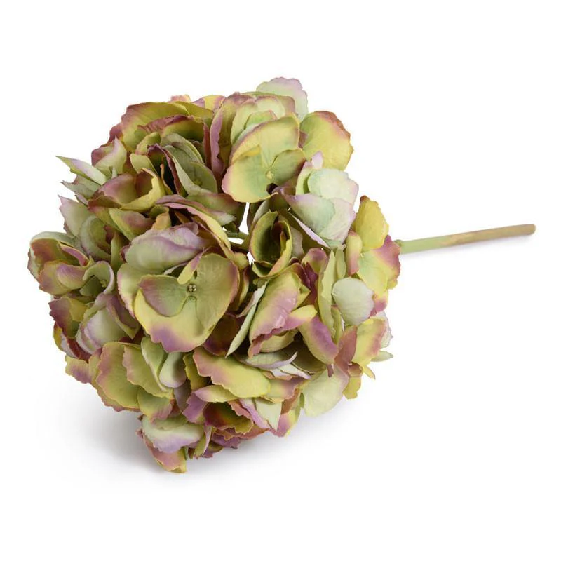 Hydrangea Stem, 19" L - Green-purple - Image 1