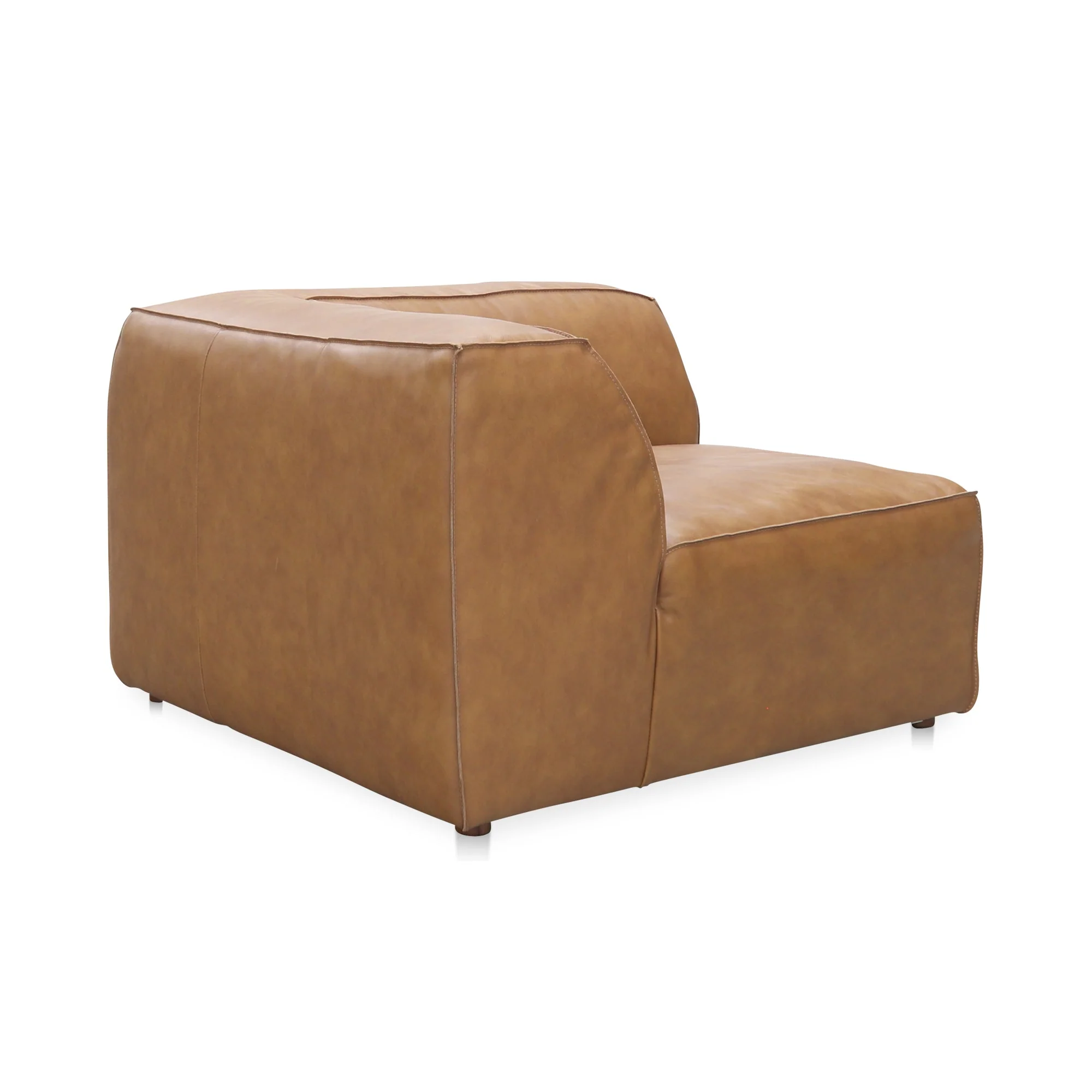 Form Corner Chair Sonoran Tan Leather - Image 2
