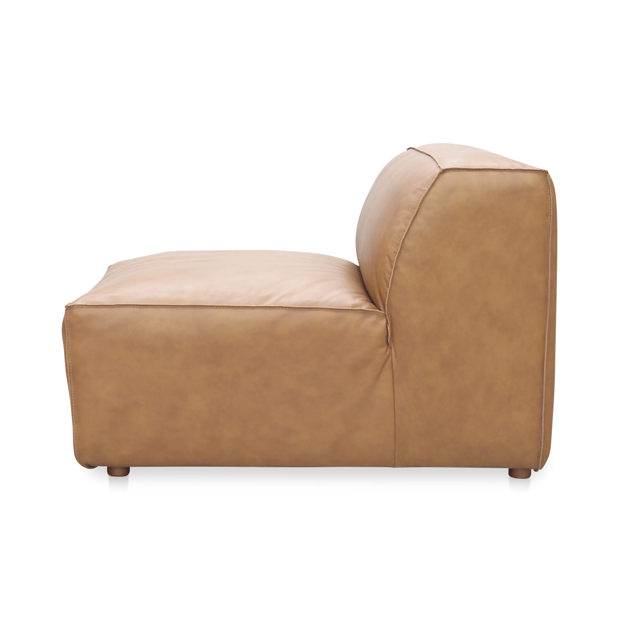 Form Slipper Chair Sonoran Tan Leather - Image 3