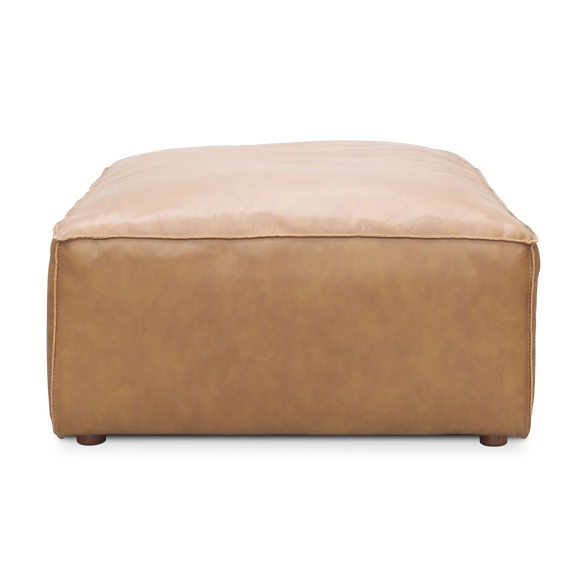 Form Ottoman Sonoran Tan Leather - Image 3