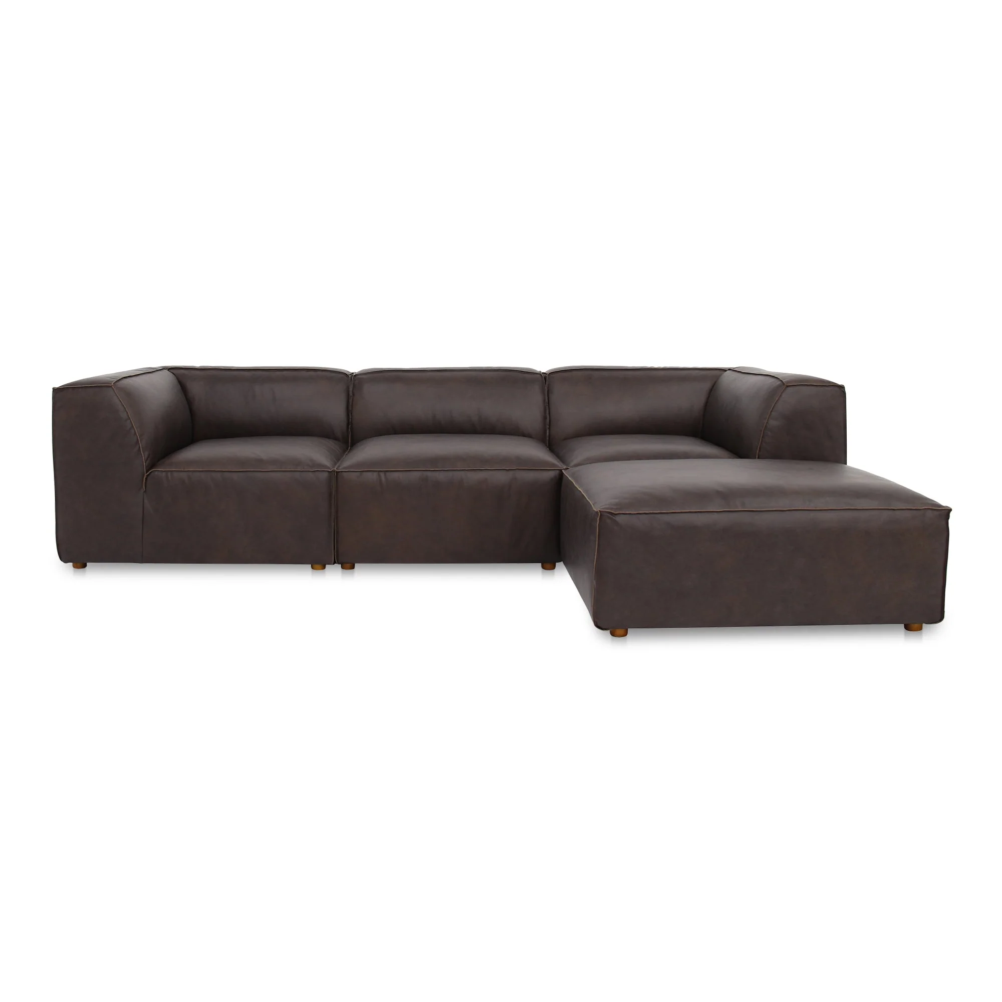 Form Lounge Modular Sectional Espresso Brown - Image 1