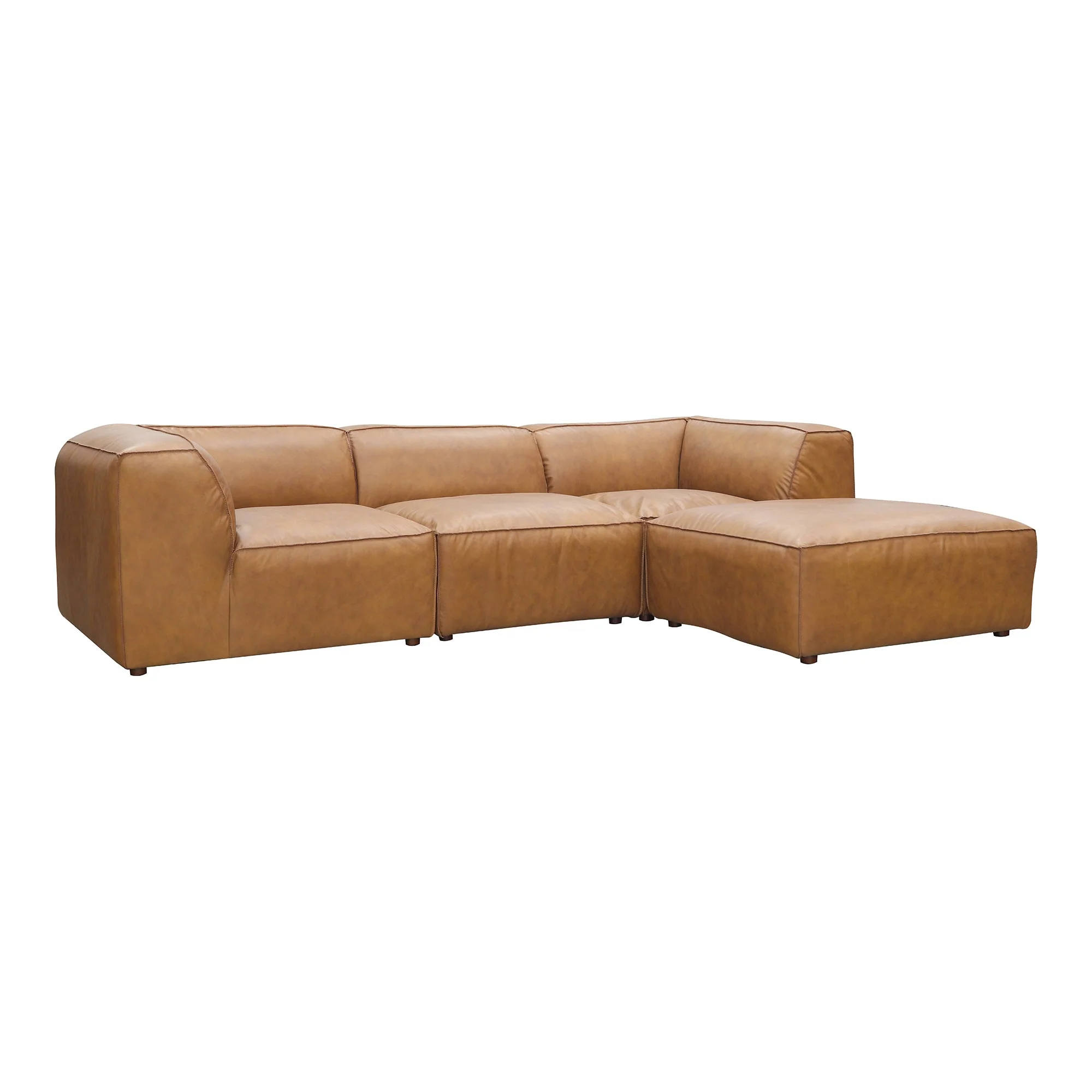 Form Lounge Modular Sectional Sonoran Tan Leather - Image 2