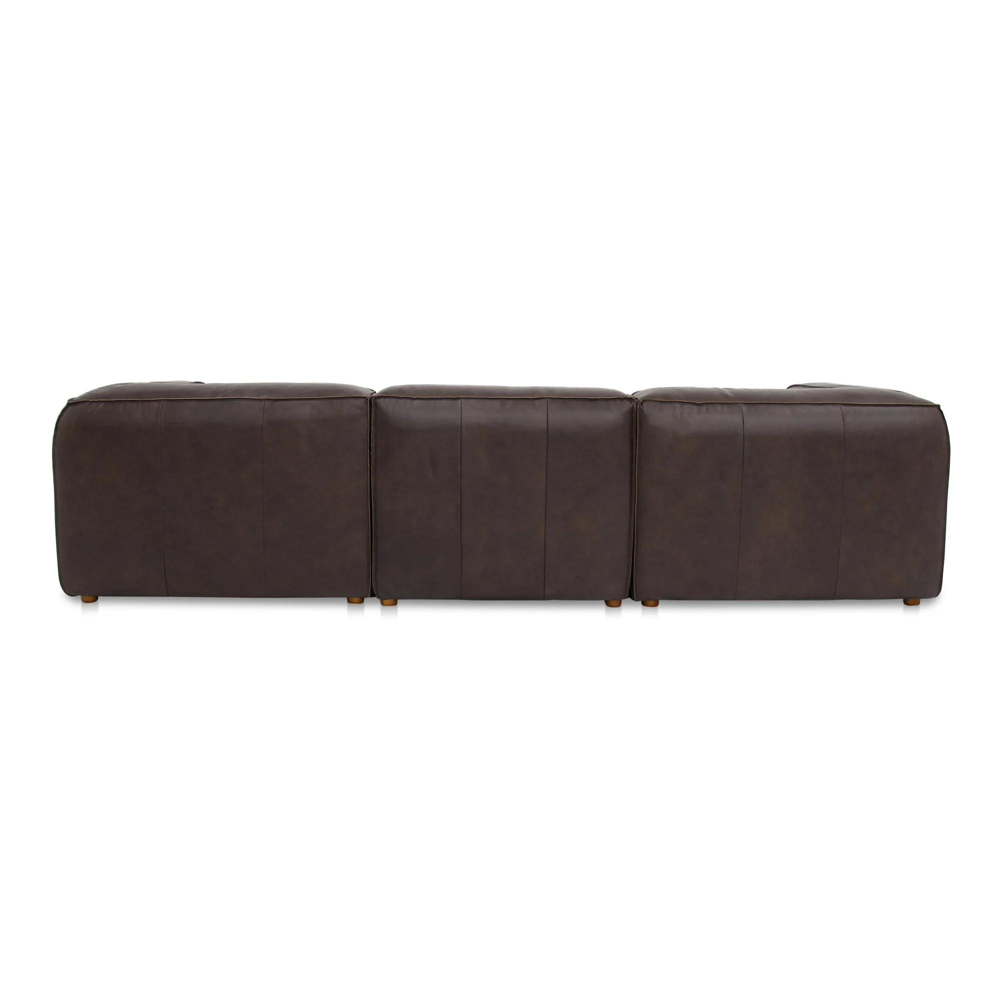 Form Classic L-Shaped Modular Sectional Espresso Brown - Image 2