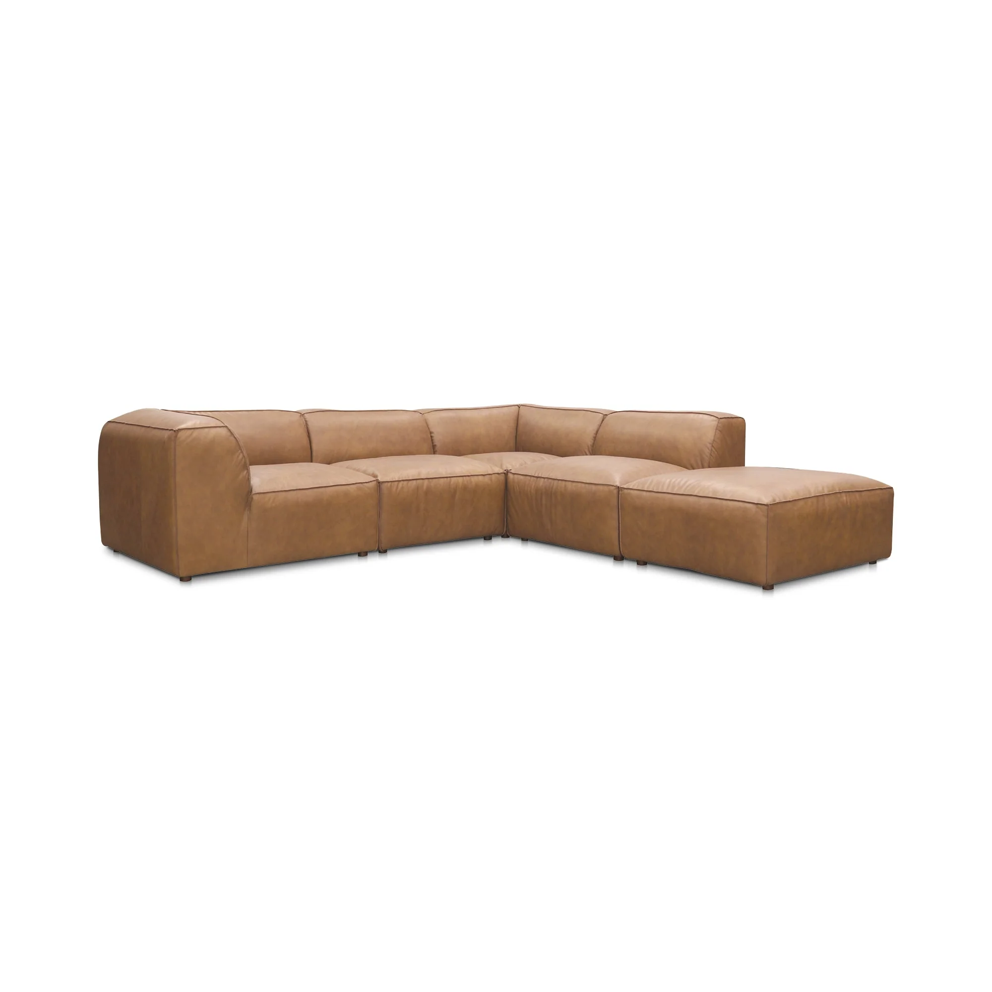 Form Dream Modular Sectional Sonoran Tan Leather - Image 2