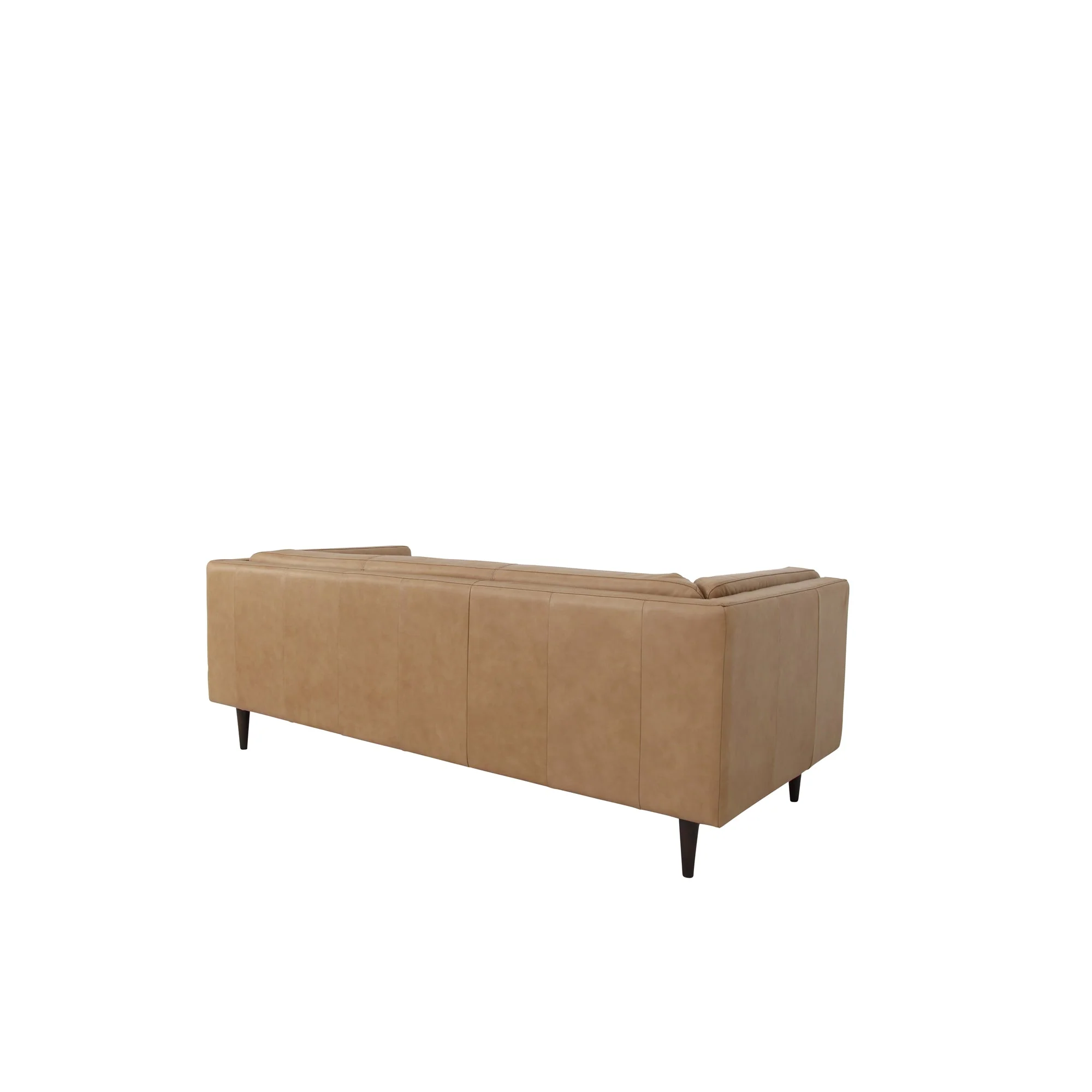 Woods Sofa Tan Leather - Image 2