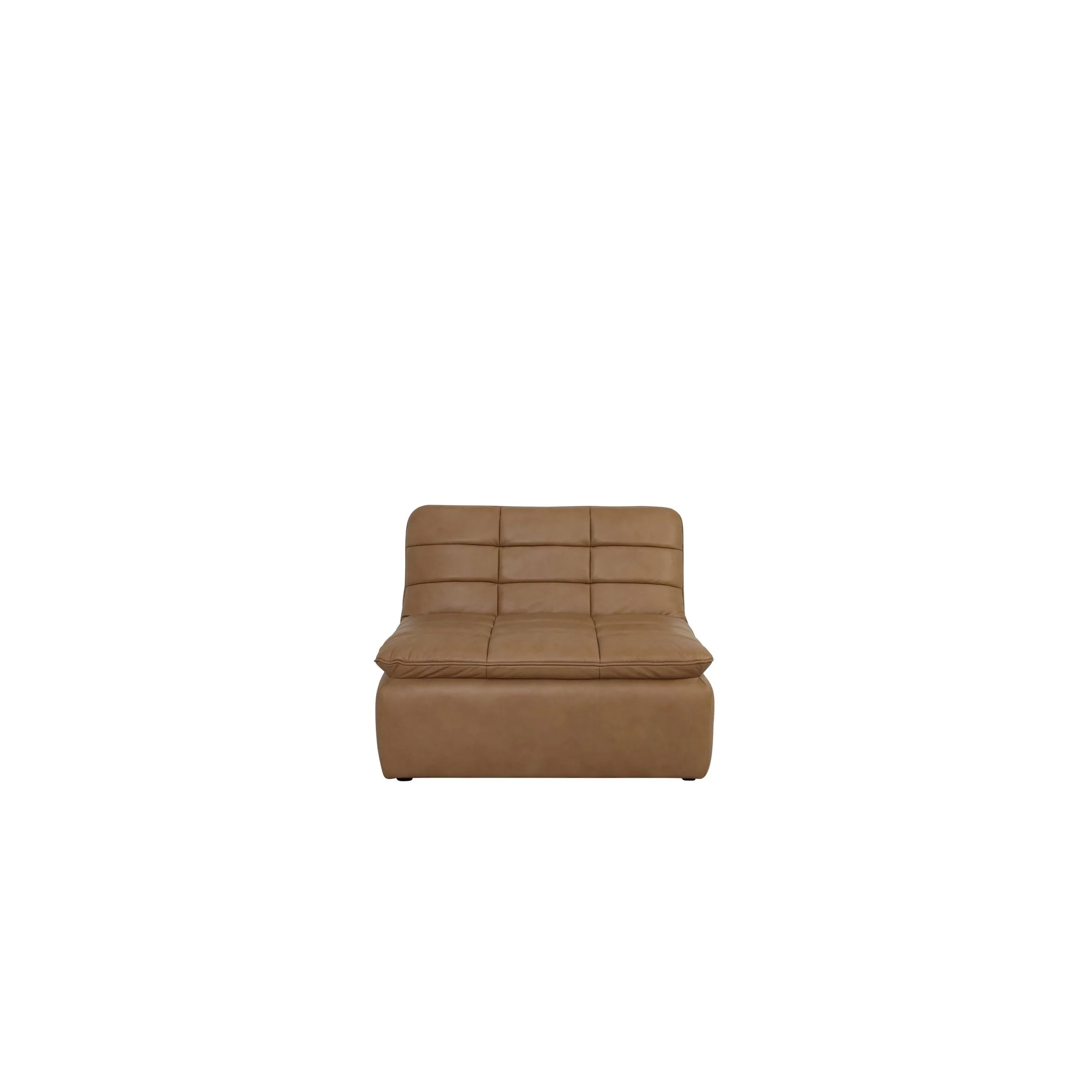 Lino Slipper Chair Tan Leather