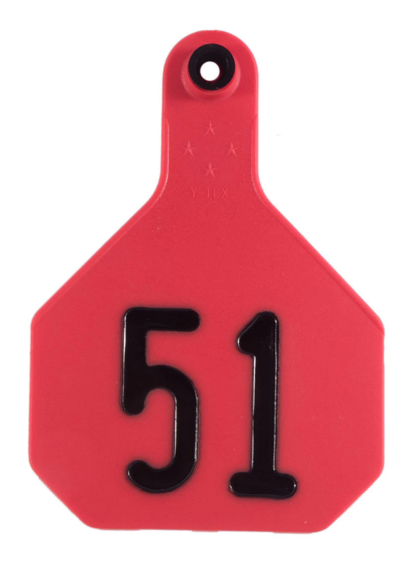Y-Tex Numbered 2-Piece Ear Tags, 25 ct - Image 1