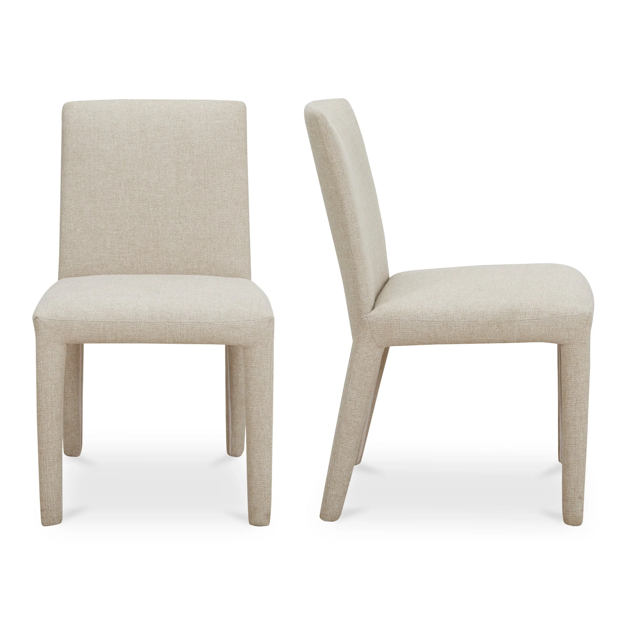 Monte Dining Chair Beige - Set Of Two - Image 2