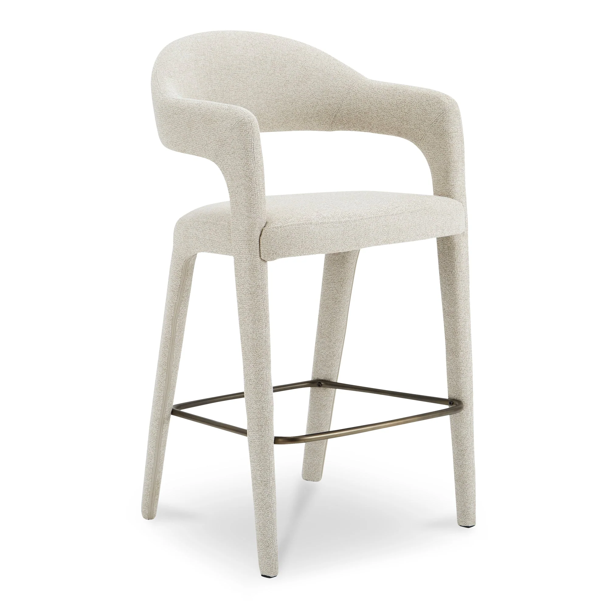 Martens Bar Stool Beige - Image 2