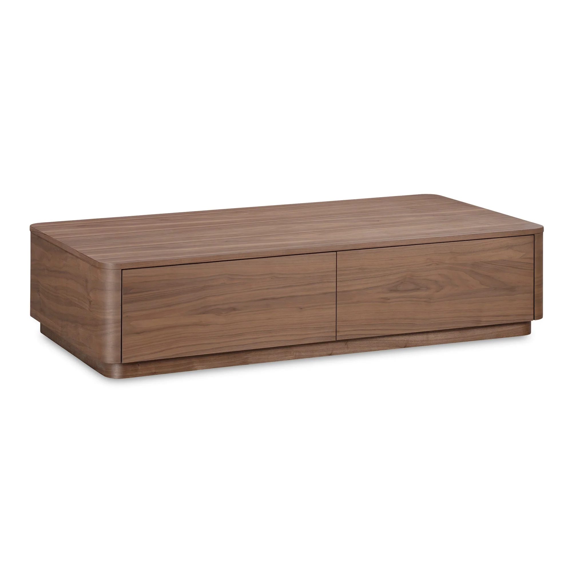 Round Off Coffee Table Walnut Brown - Image 2