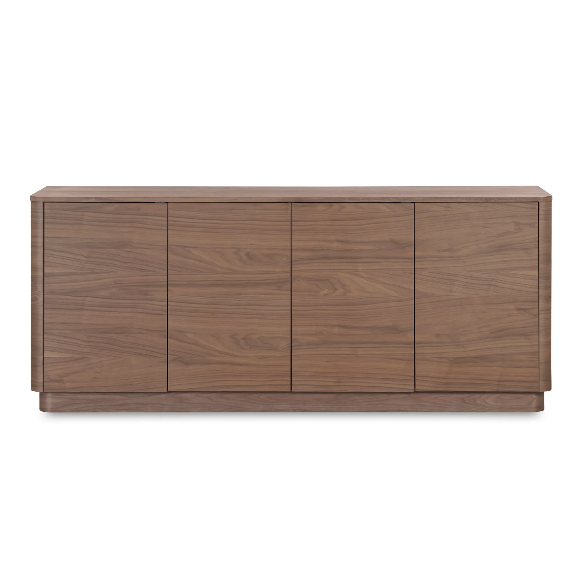 Round Off Sideboard Walnut Brown - Image 1