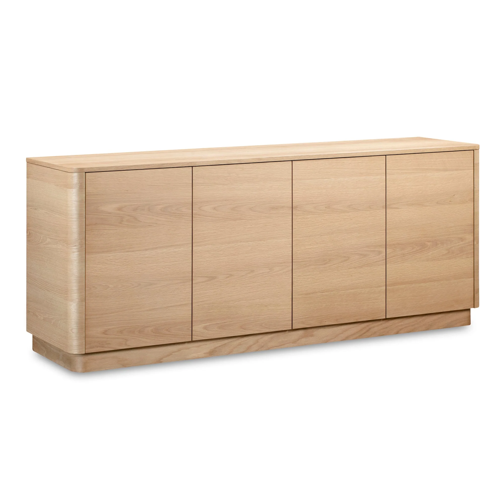 Round Off Sideboard Natural Oak - Image 2