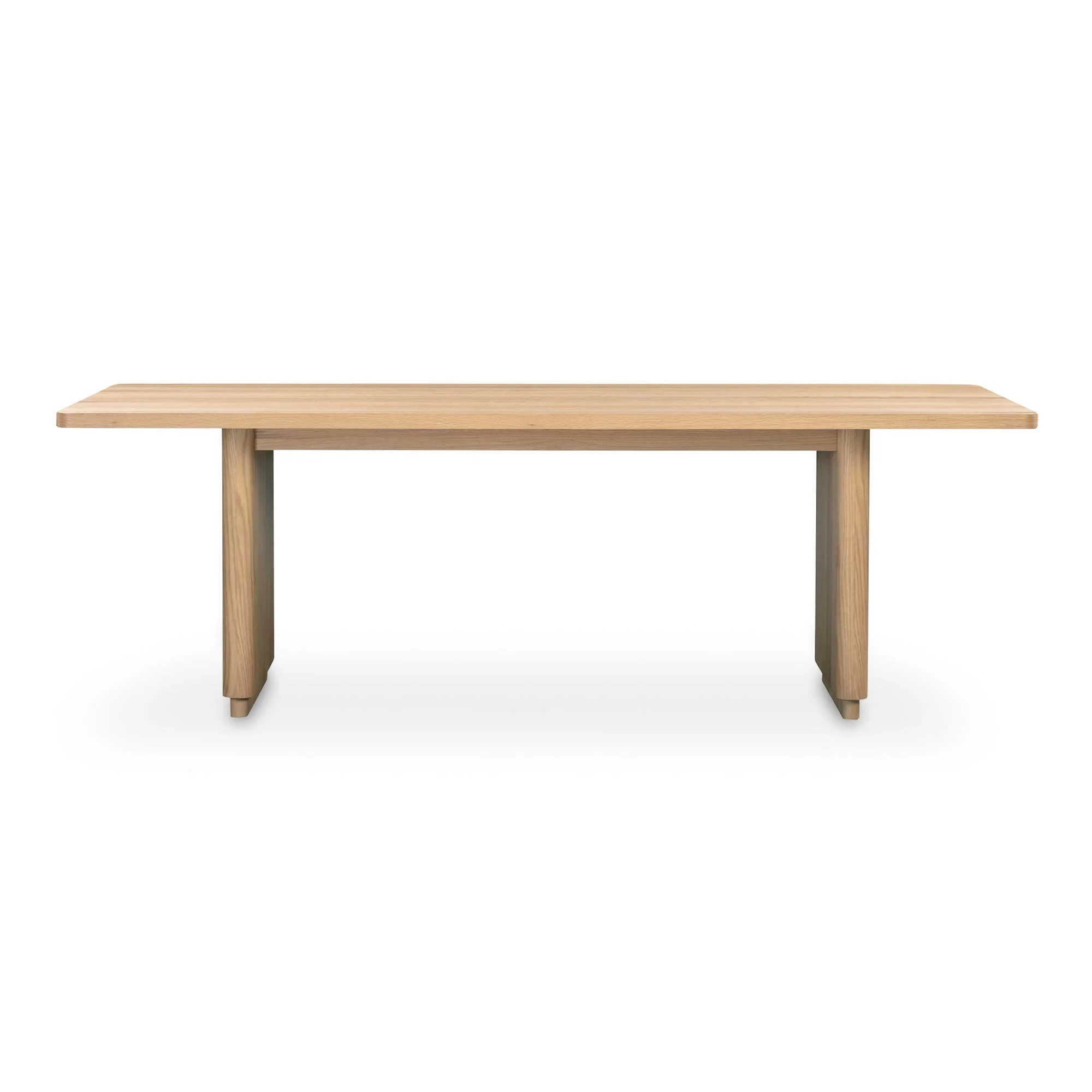 Round Off Small Dining Table Natural Oak - Image 1